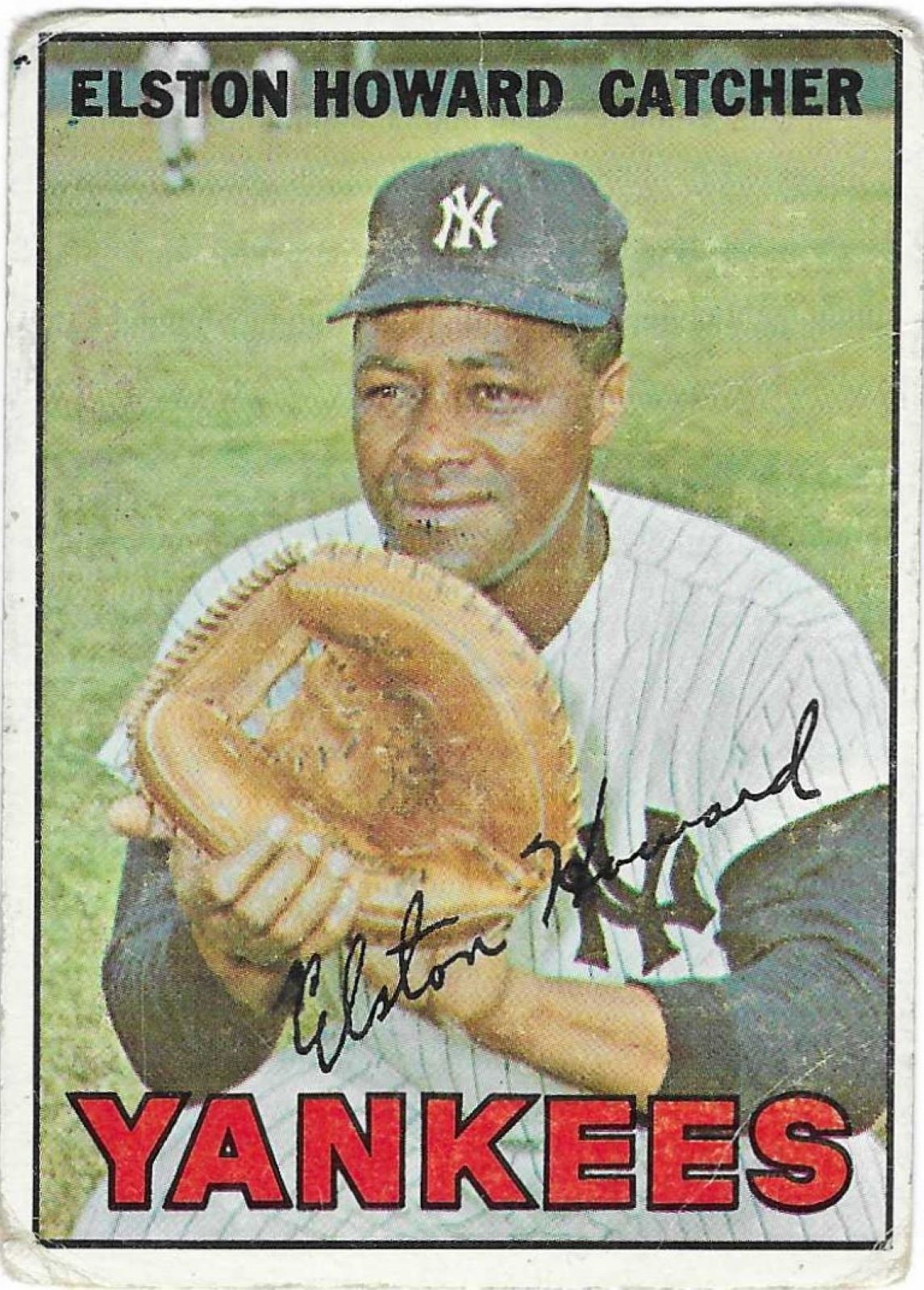 1967 TOPPS – #25 ELSTON HOWARD (YANKEES)!! GREAT CARD!!