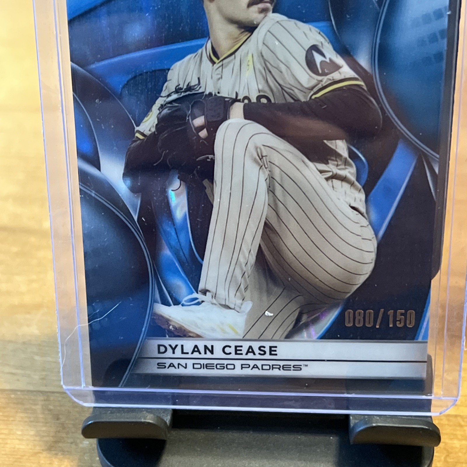 2025 Topps Chrome Black – Dylan Cease #73 Blue Refractor /150