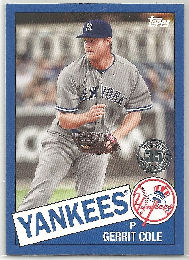 2020 Topps Series 2 Baseball Gerrit Cole 1985 35th Anniversary #85TB-18 Blue