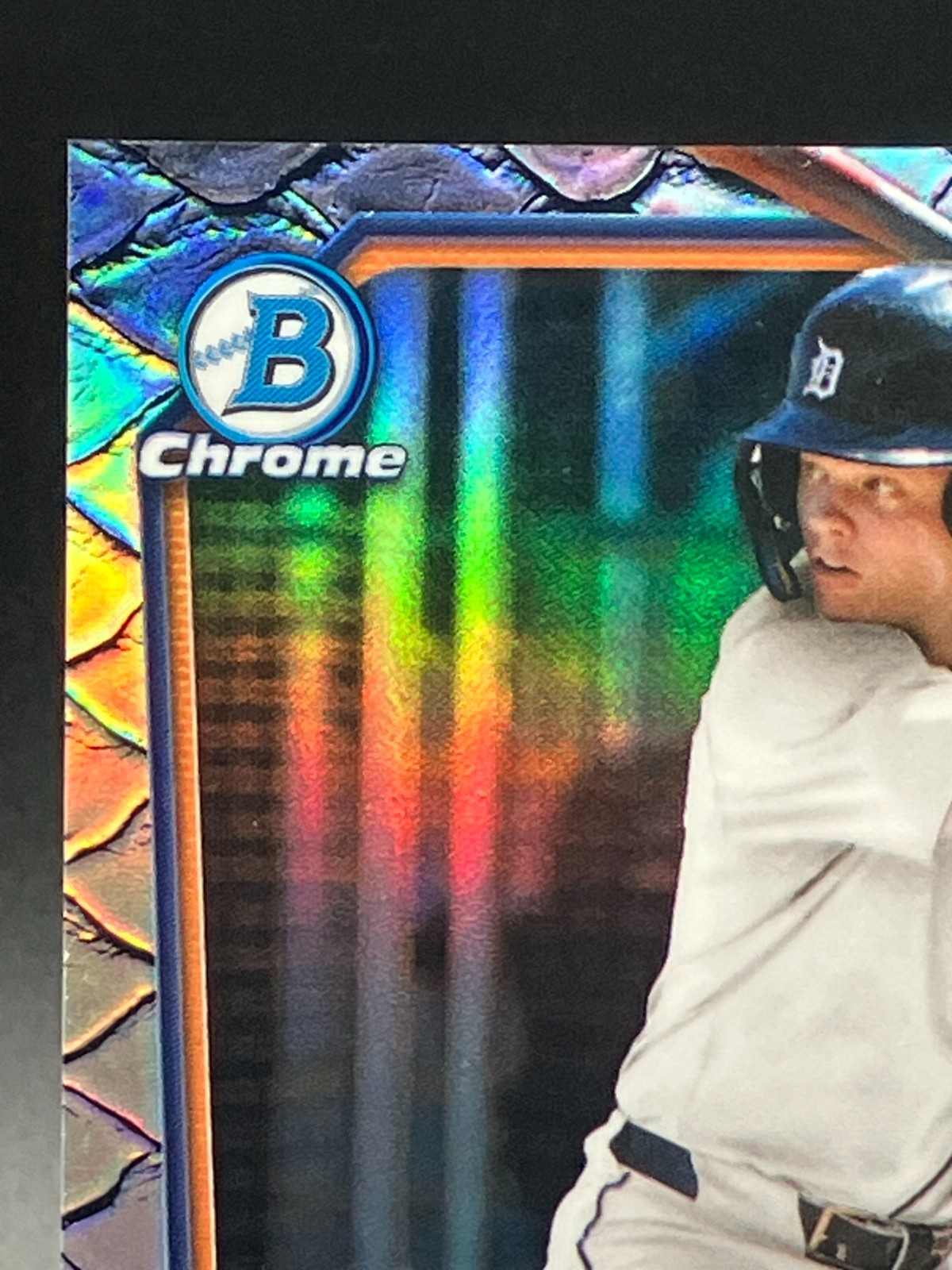 Max Clark 2026 Bowman Chrome Prospects Reptilian Refractor #BCP2 Tigers