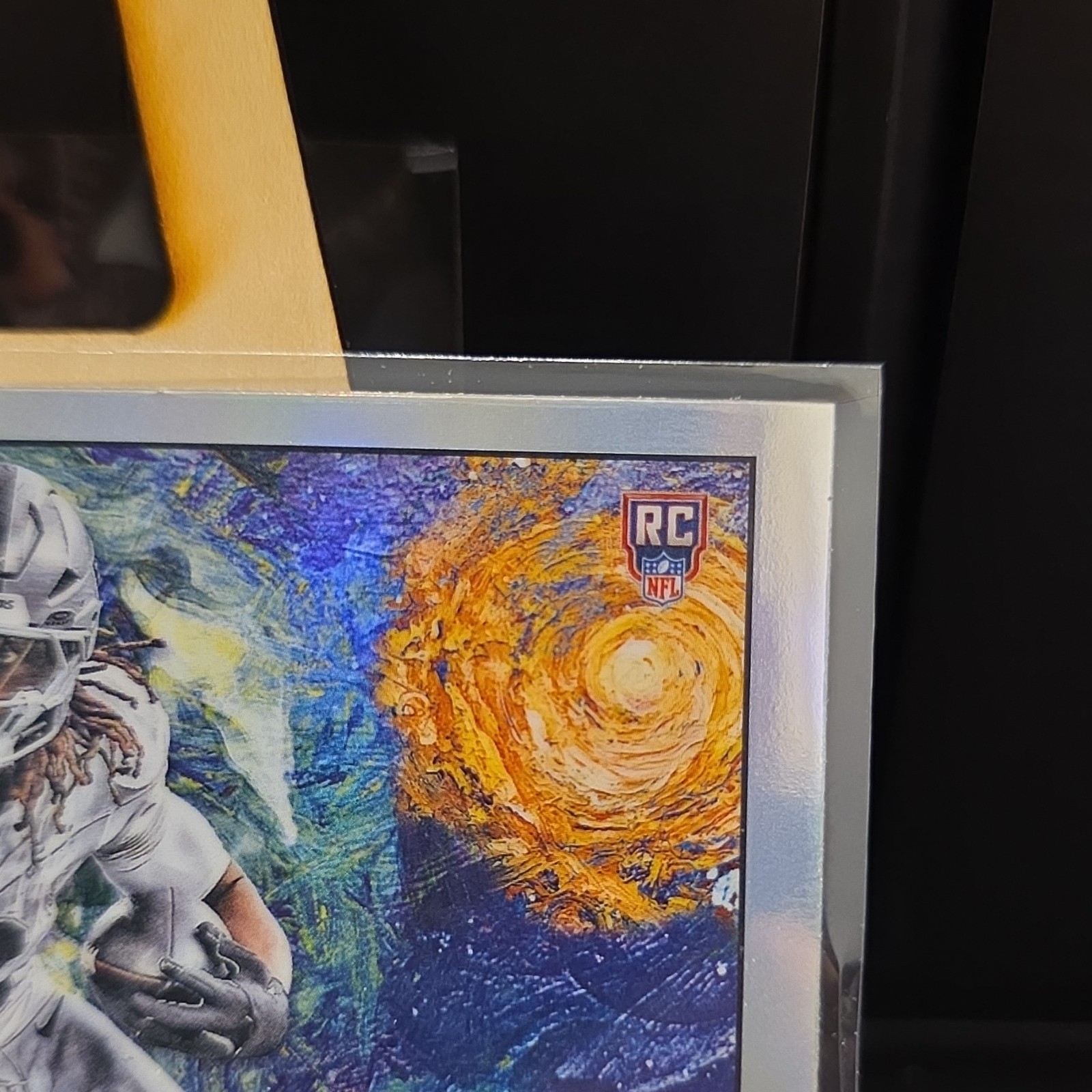 Topps 2025 Cosmic Chrome Ashton Jeanty Raiders STN-4 RC Stars in the Night