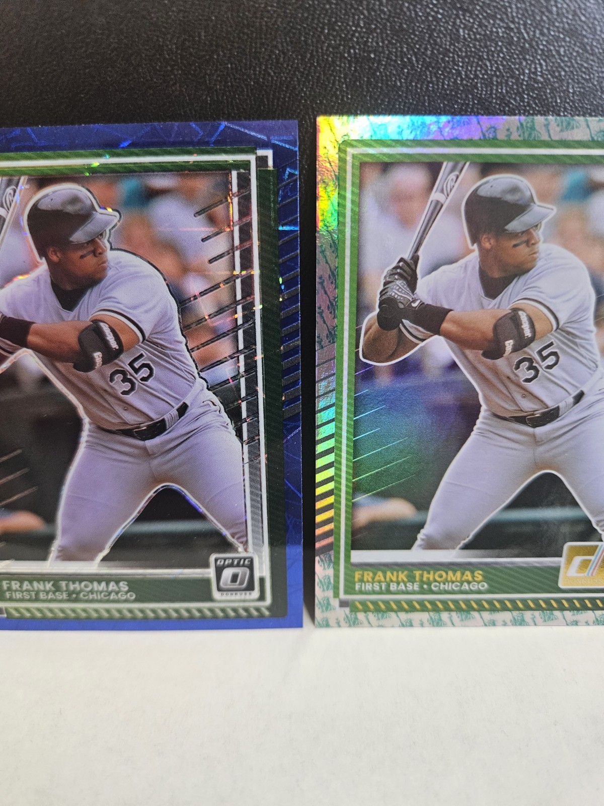 2025 Donruss Optic Baseball Frank Thomas Blue Velocity Plus Liberty Foil