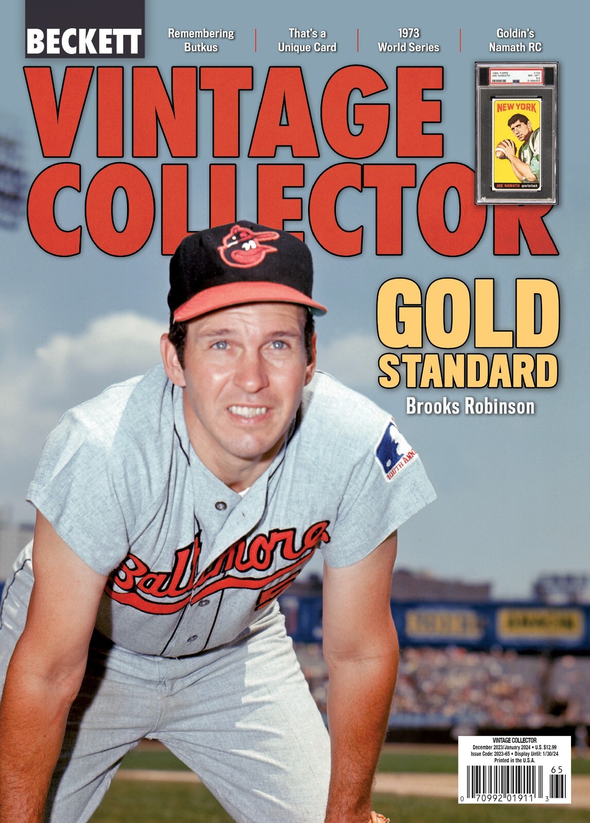 New FEB/MAR 2026 Beckett VINTAGE COLLECTOR Price Guide Maga w/LEW ALCINDER