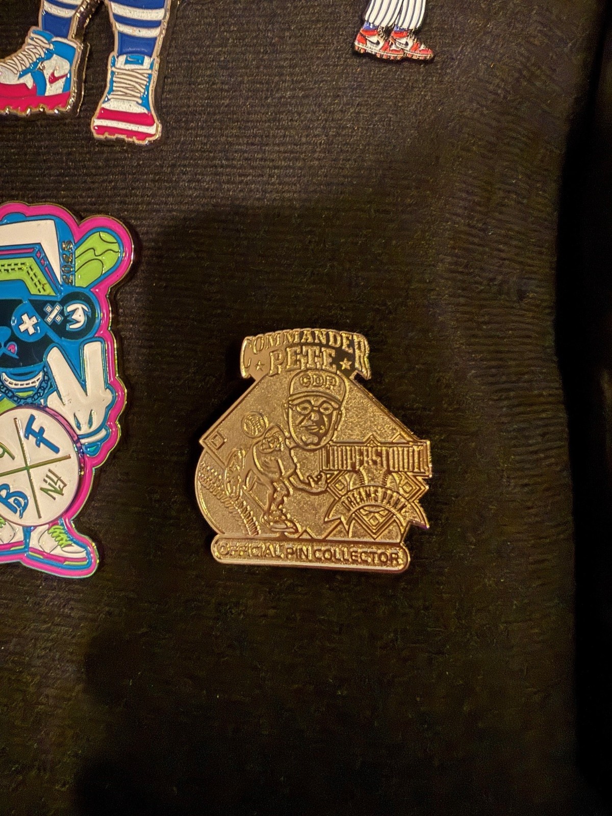 Commander Pete Gold (Cooperstown Dreams Park) Rare Trading Pin