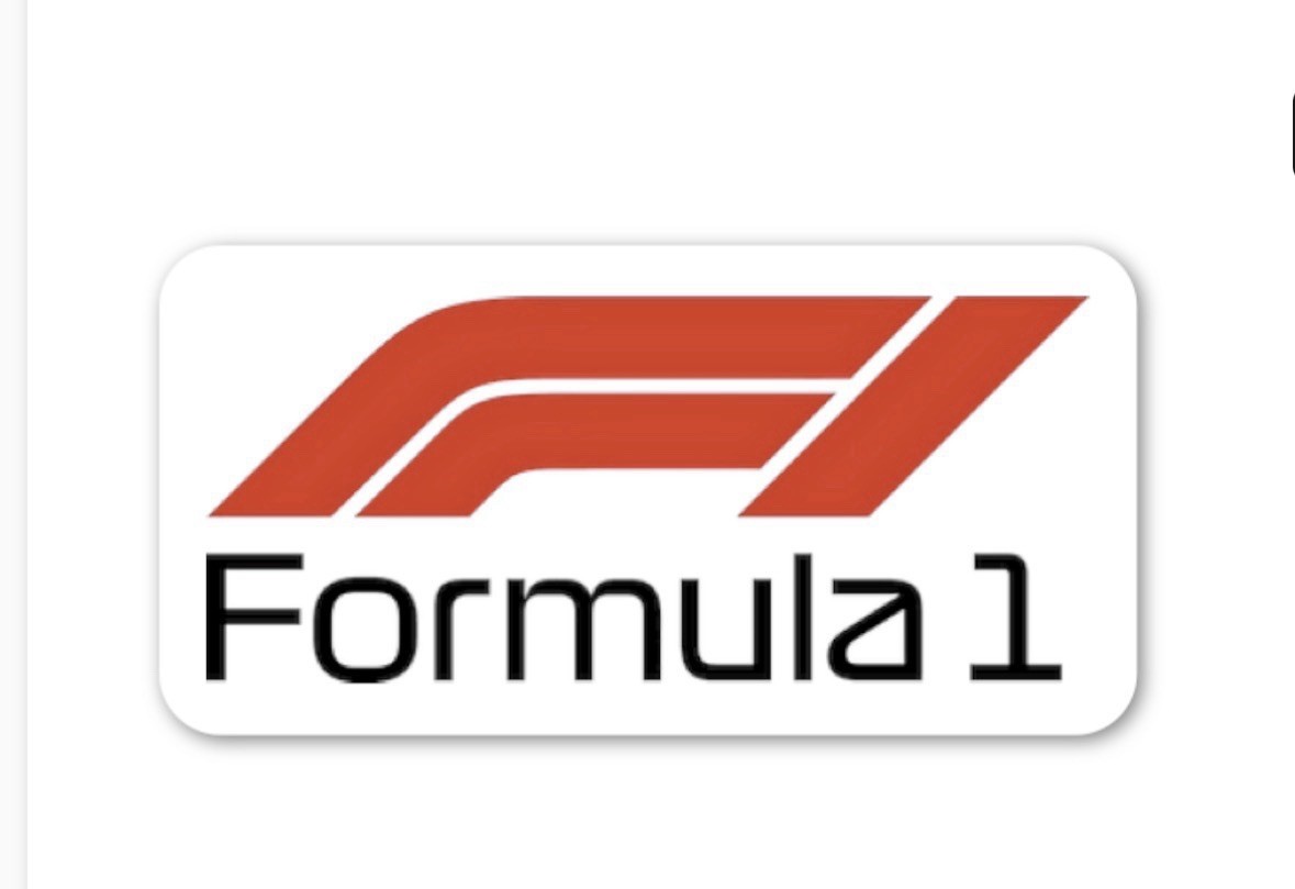 Formula 1 F1 Racing Decal Sticker (3.5 in x 1.7 in)