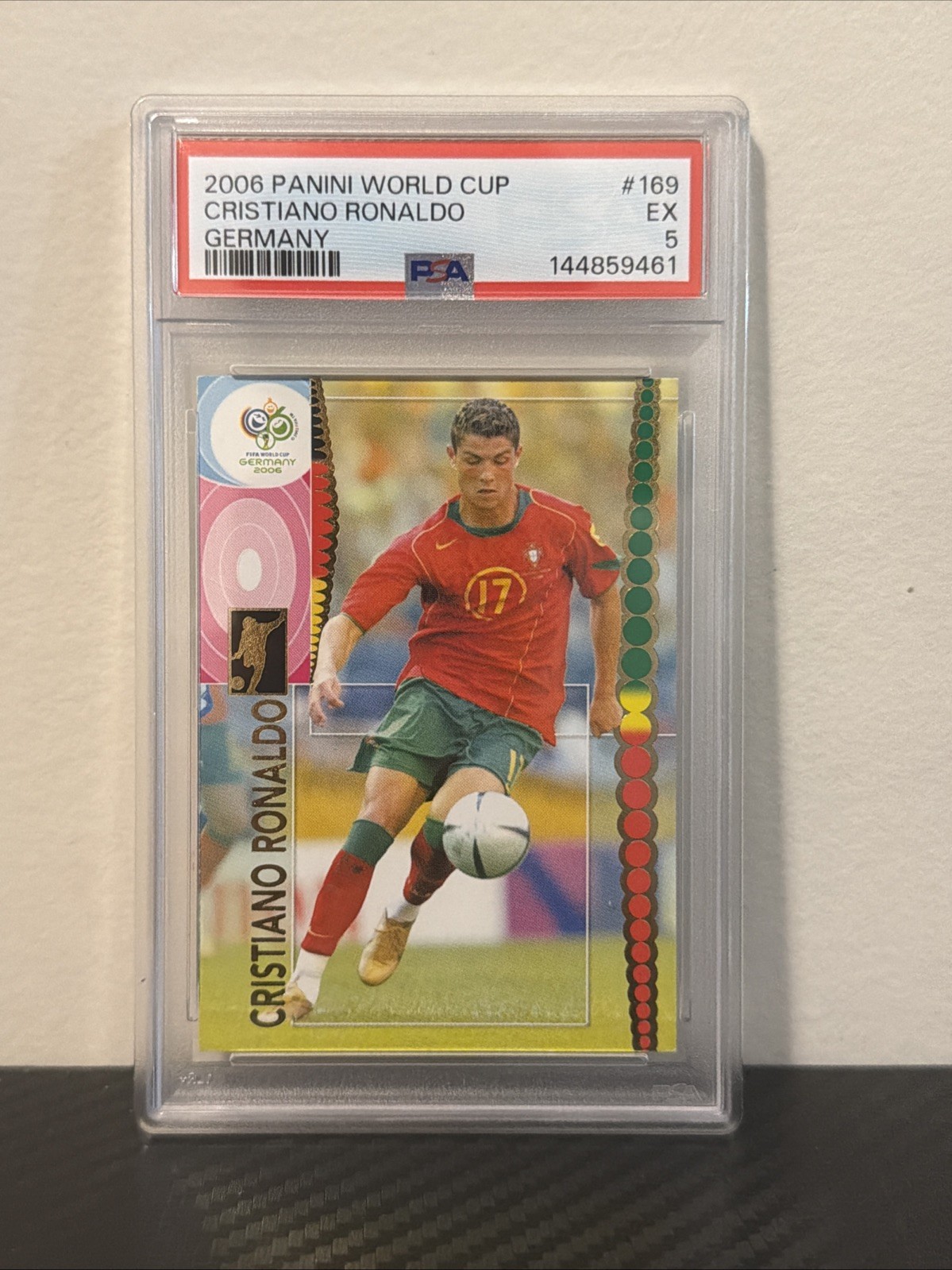 2006 Panini World Cup Germany Cristiano Ronaldo #169 PSA 5 MINT ROOKIE🇵🇹