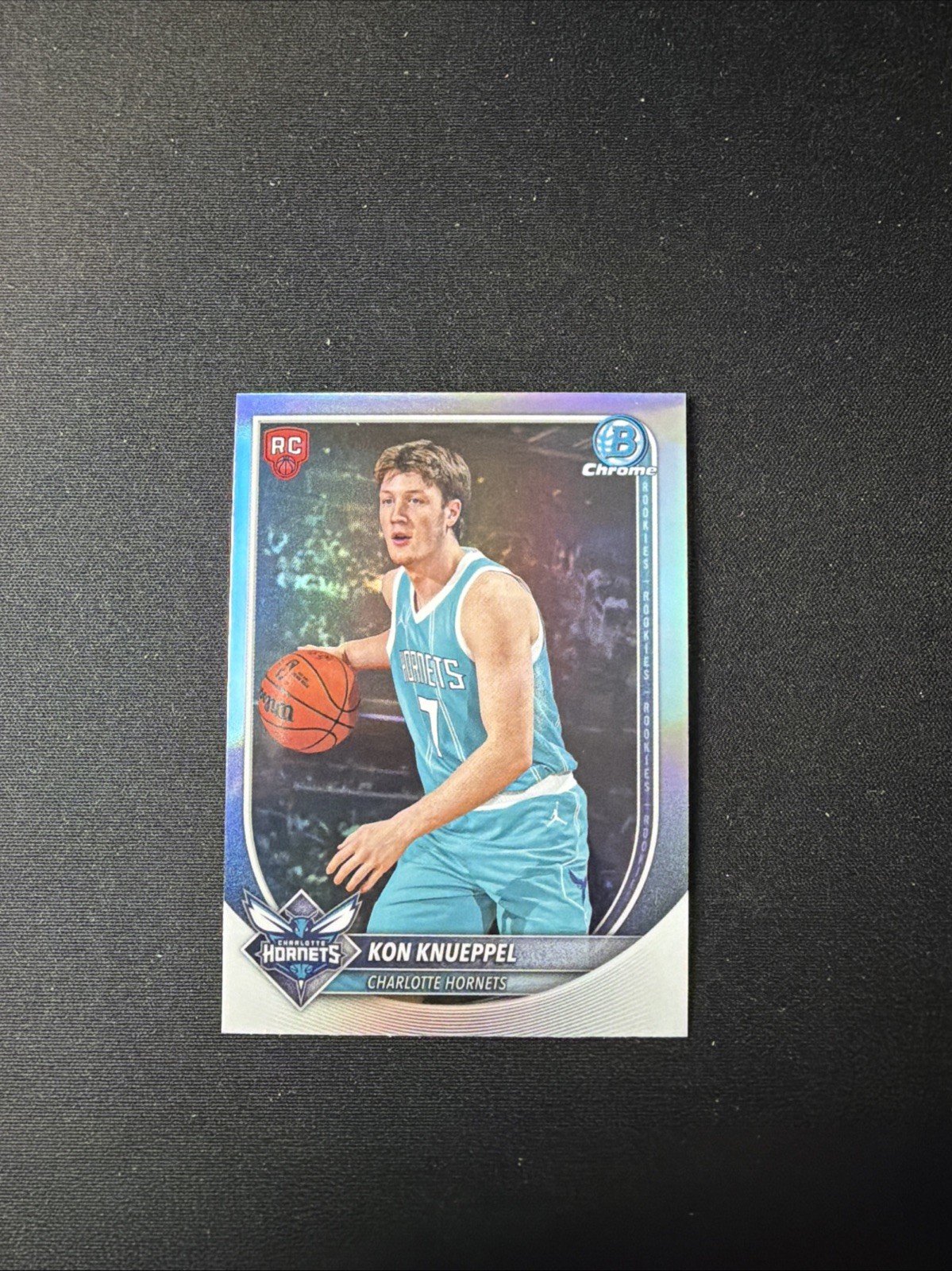 2025-26 Bowman Basketball – Kon Knueppel – RC – BRR-4 Red Rookie Refractor SSP