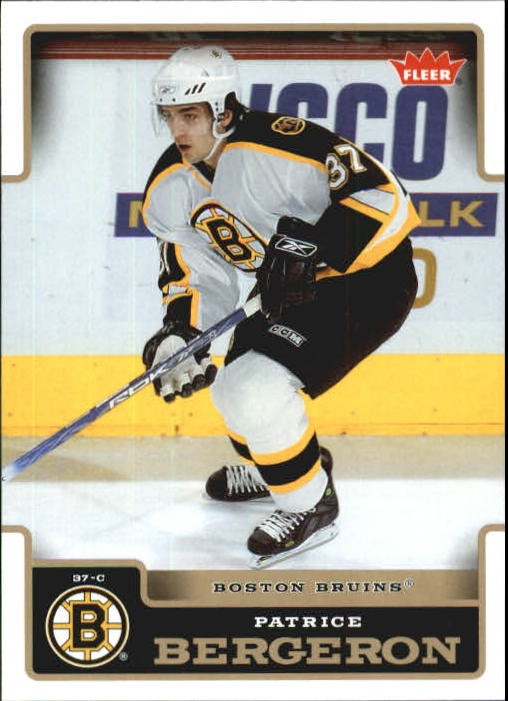 2006-07 Fleer #15 Patrice Bergeron – HKY