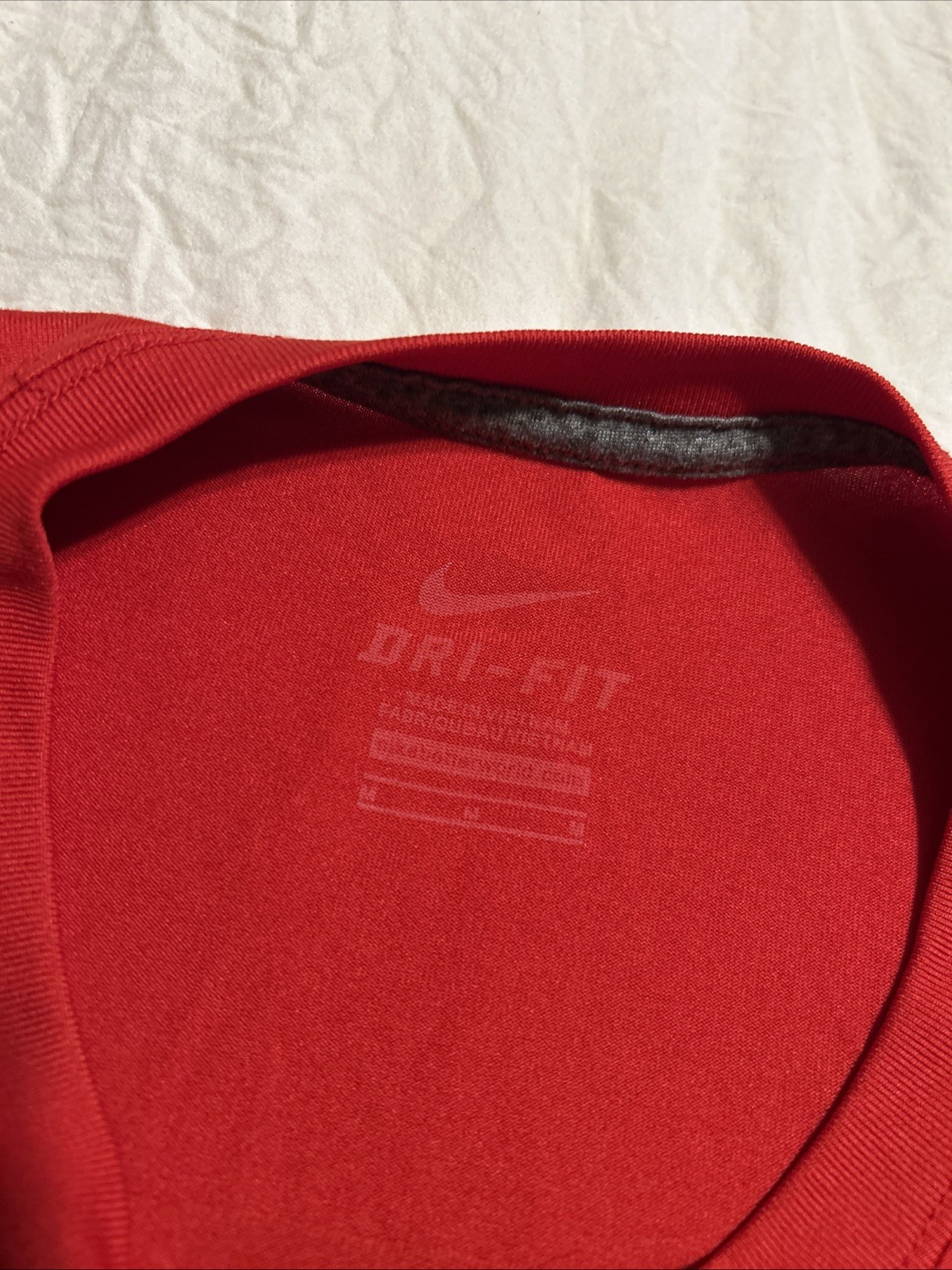 Nike DriFit UGA Georgia Bulldogs Team Issue Red Long Sleeve Shirt Men’s Medium