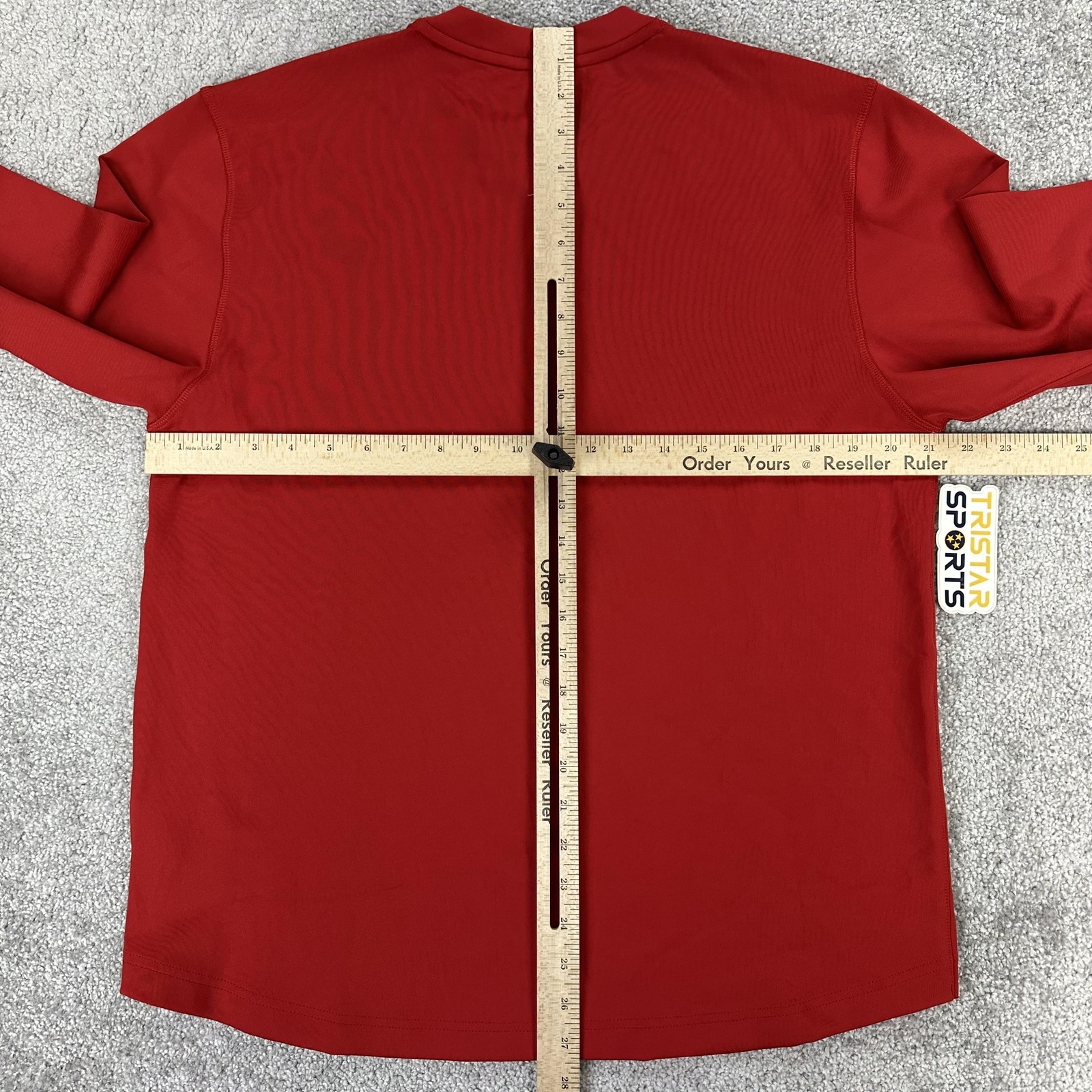 North Carolina State Wolfpack Shirt Mens Medium Red NCAA Long Sleeve Adidas