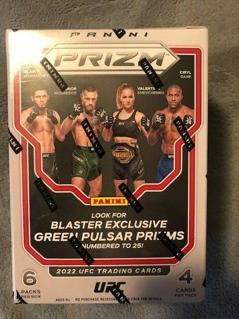 2022 Panini Prizm UFC Sealed Blaster Box Green Pulsar Prizm FREE Shipping