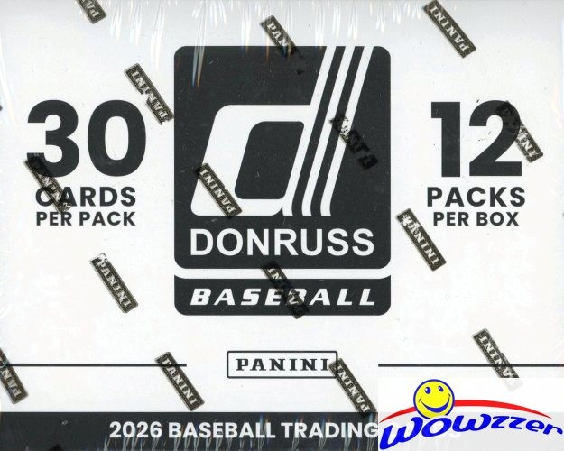 2026 Panini Donruss Baseball MASSIVE JUMBO FAT CELLO 12 Box Sealed Box-360 Cards
