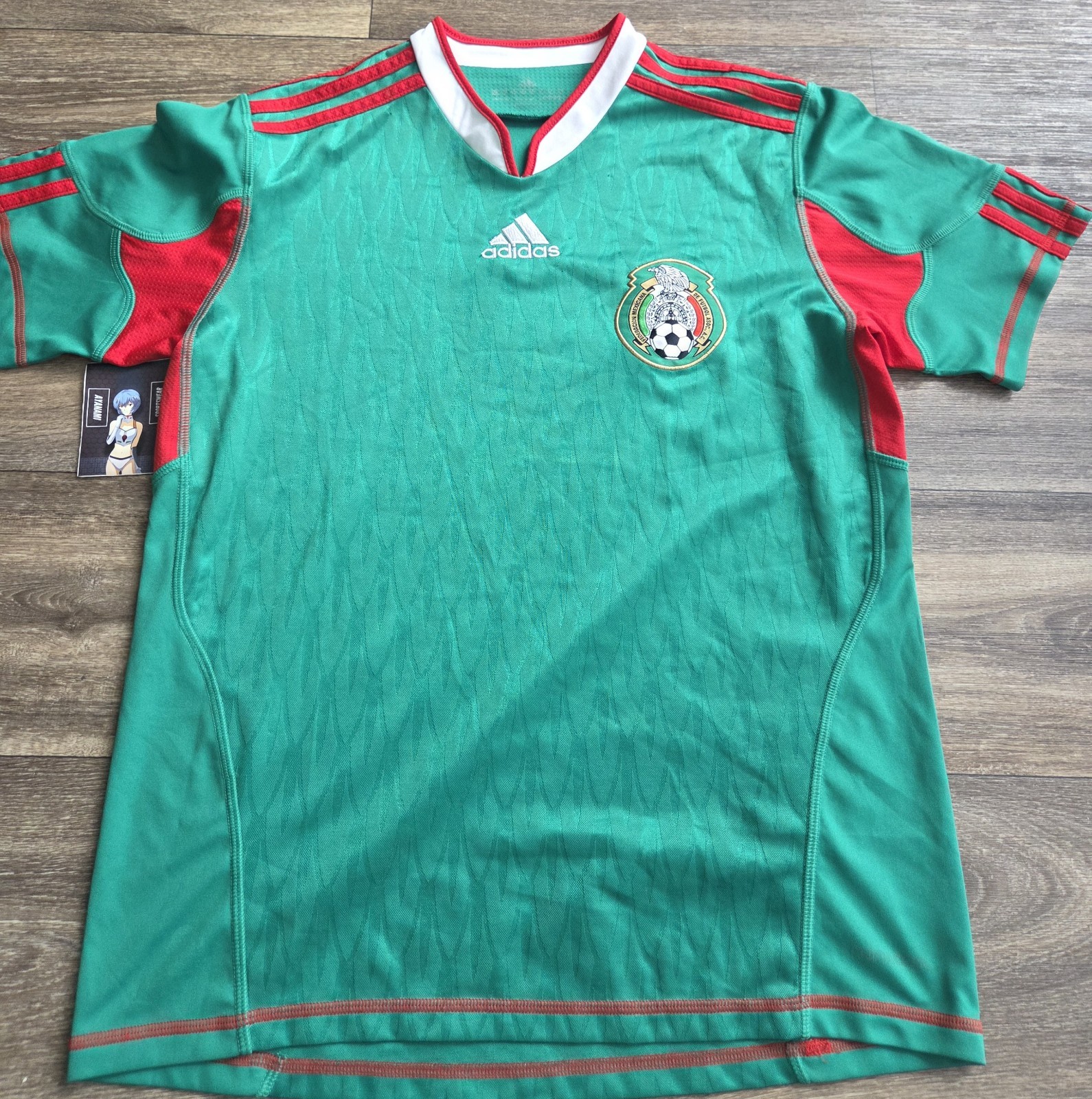 Adidas Mexico 2010 World Cup Home Futbol Soccer Jersey Youth Kids Size Large