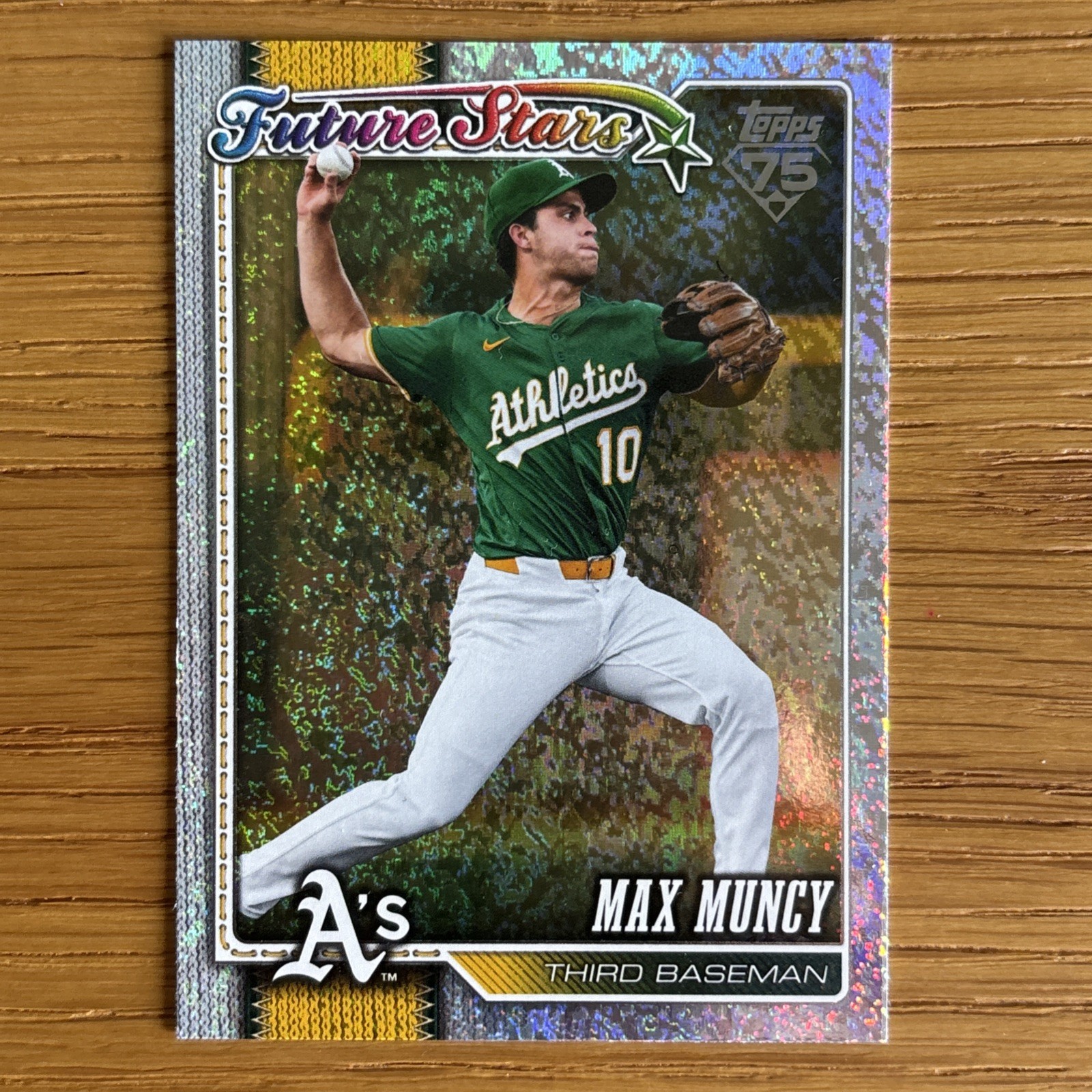 2026 Topps Series 2 Max Muncy Future Stars Rainbow Holofoil #626 Athletics