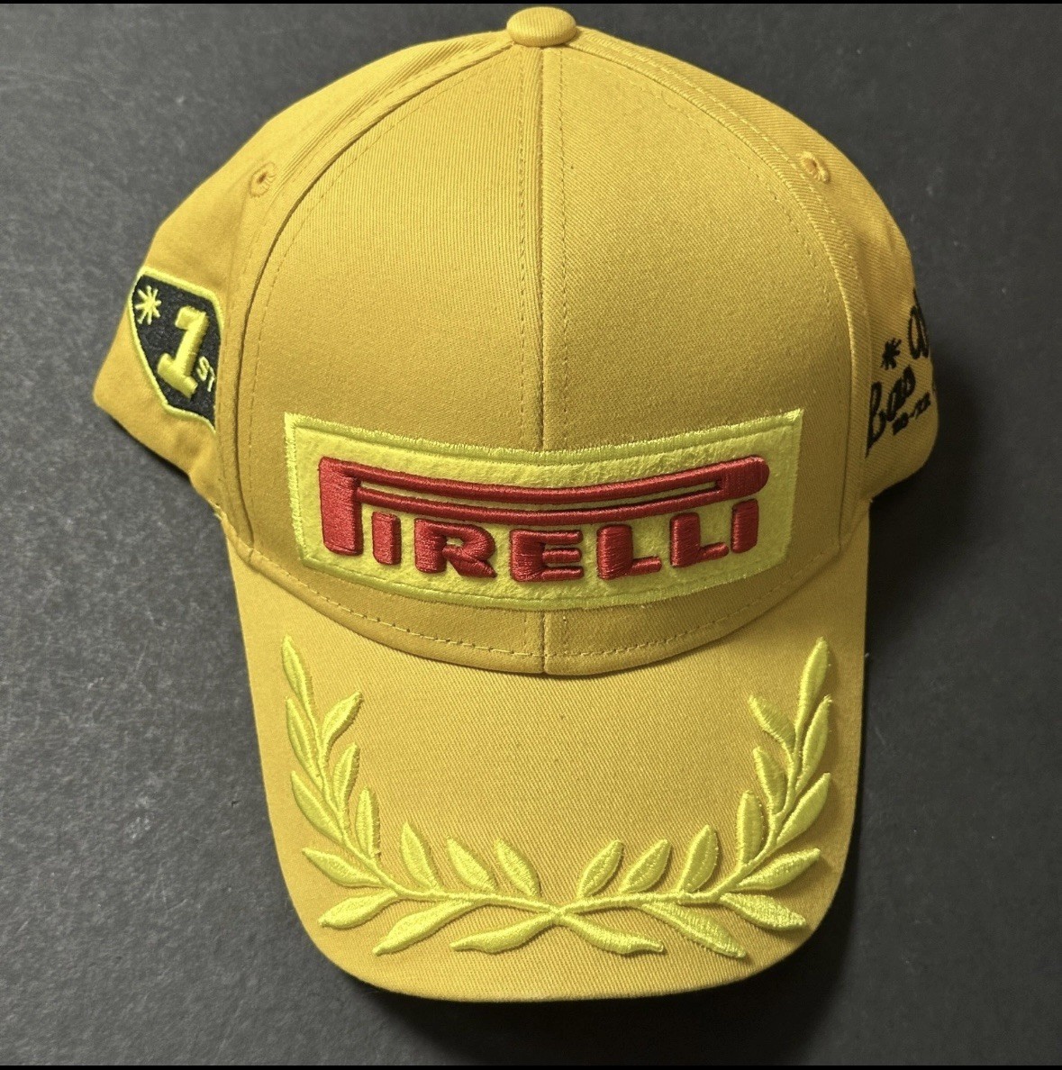 Pirelli Motorsport Unisex Adult’s 2025 Las Vegas Podium Cap WR4 Gold One Size