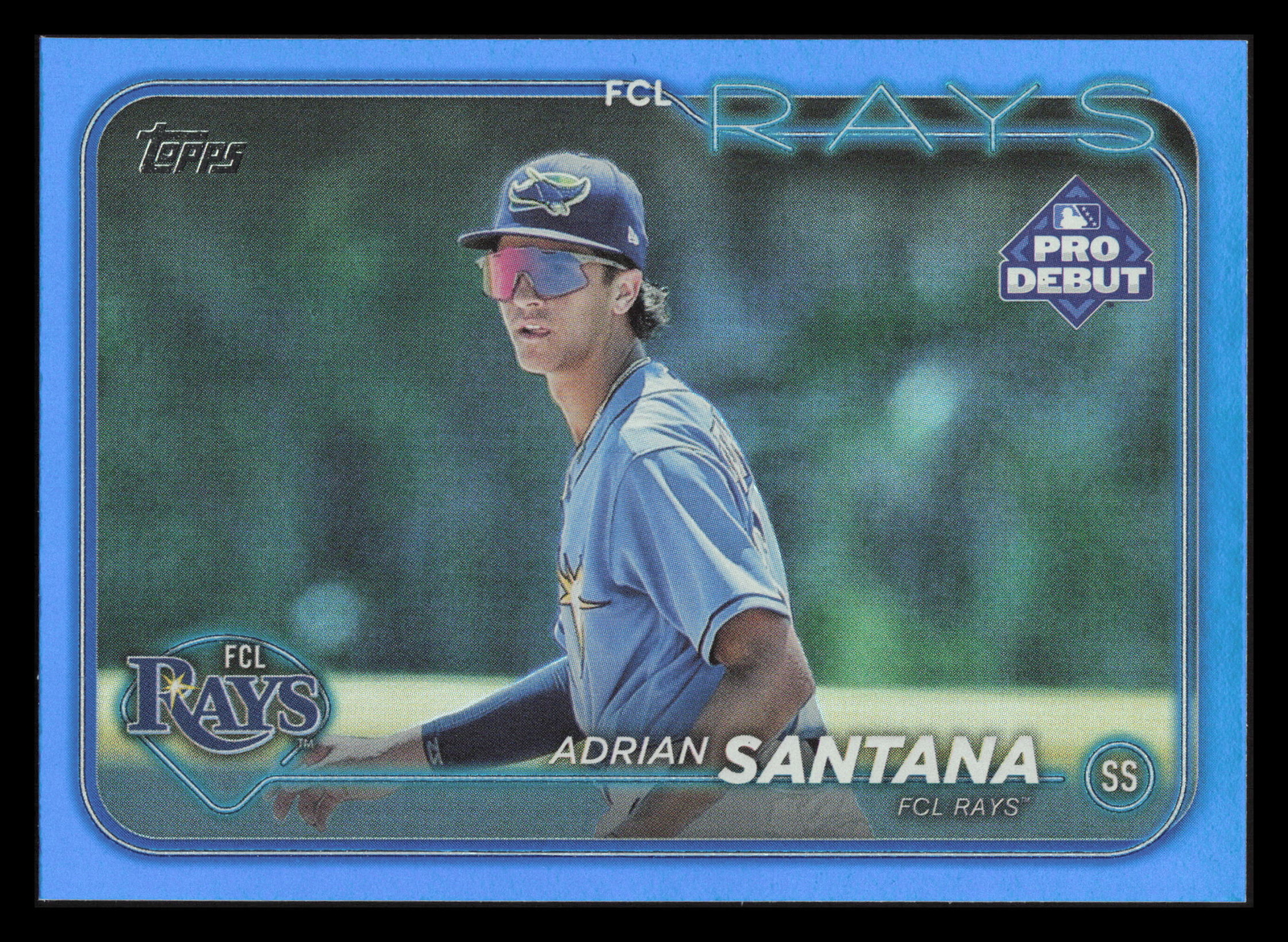 Adrian Santana 32/150 Blue Foil 2024 Topps Pro Debut PD-1 FCL Rays