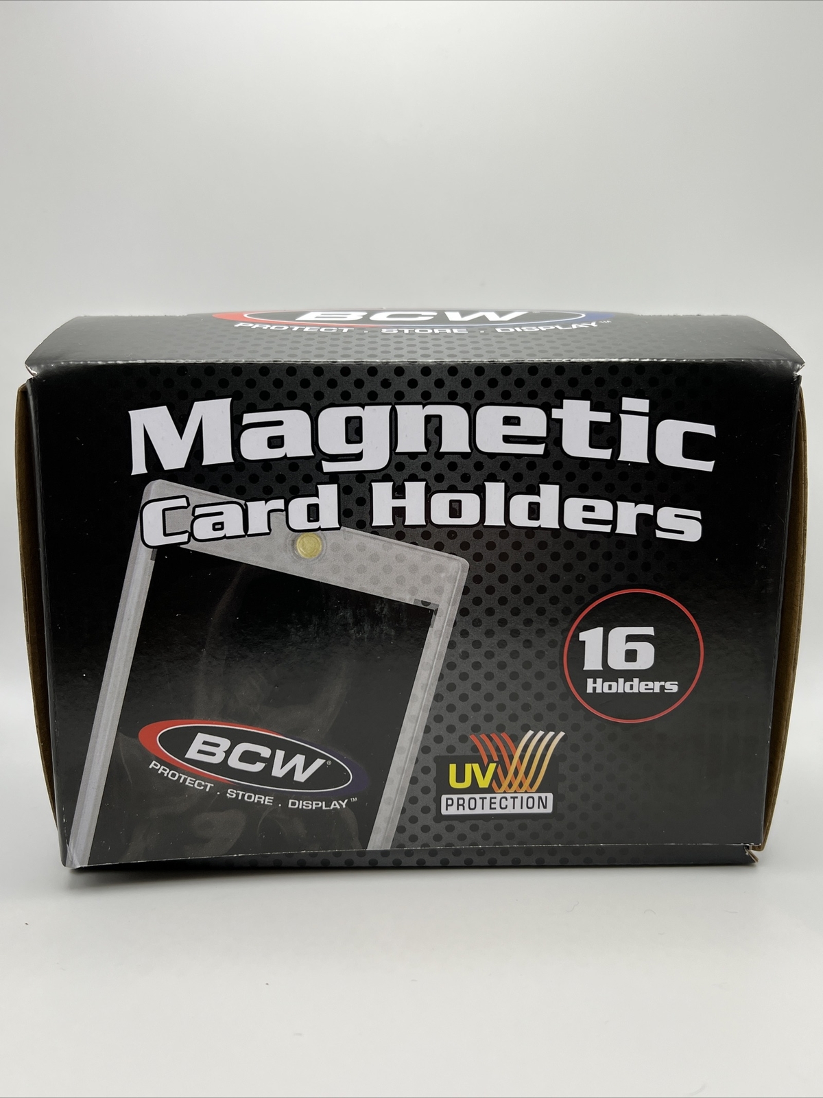 BCW Magnetic Card Holder 100pt Point with UV Protection – Box of 16 holders
