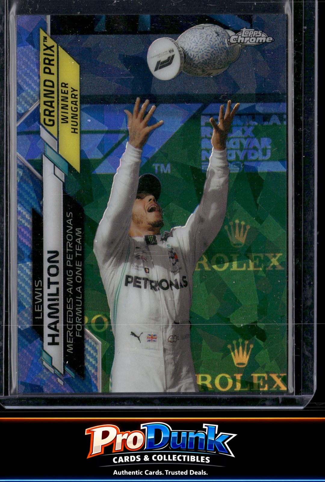 2020 Topps Chrome Sapphire Edition Formula 1 #144 Lewis Hamilton