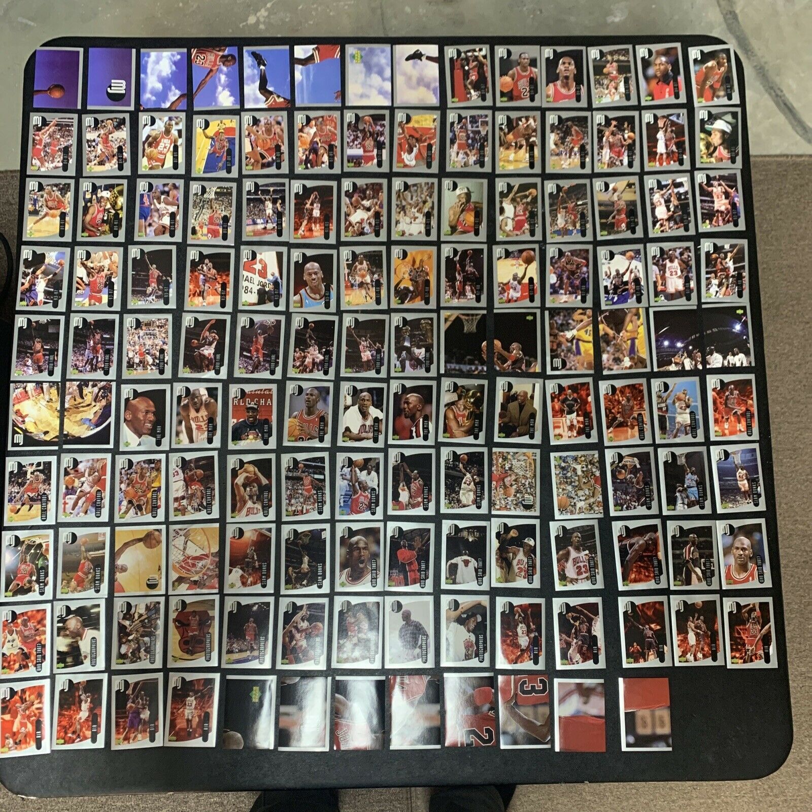 FULL SET 138 PIECE 1998 UPPER DECK MICHAEL JORDAN STICKER COLLECTION UD LOOK SP