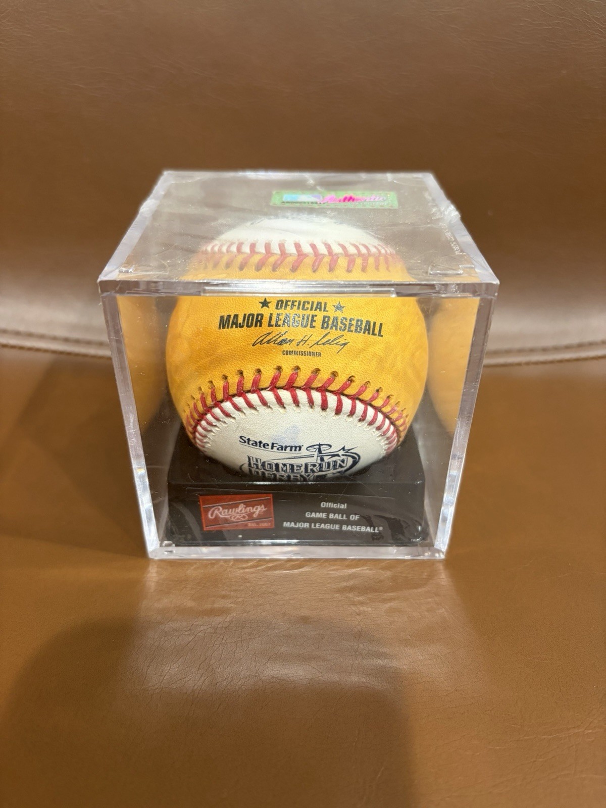 2010 Official MLB All-Star Game Home Run Derby Gold Moneyball Baseball