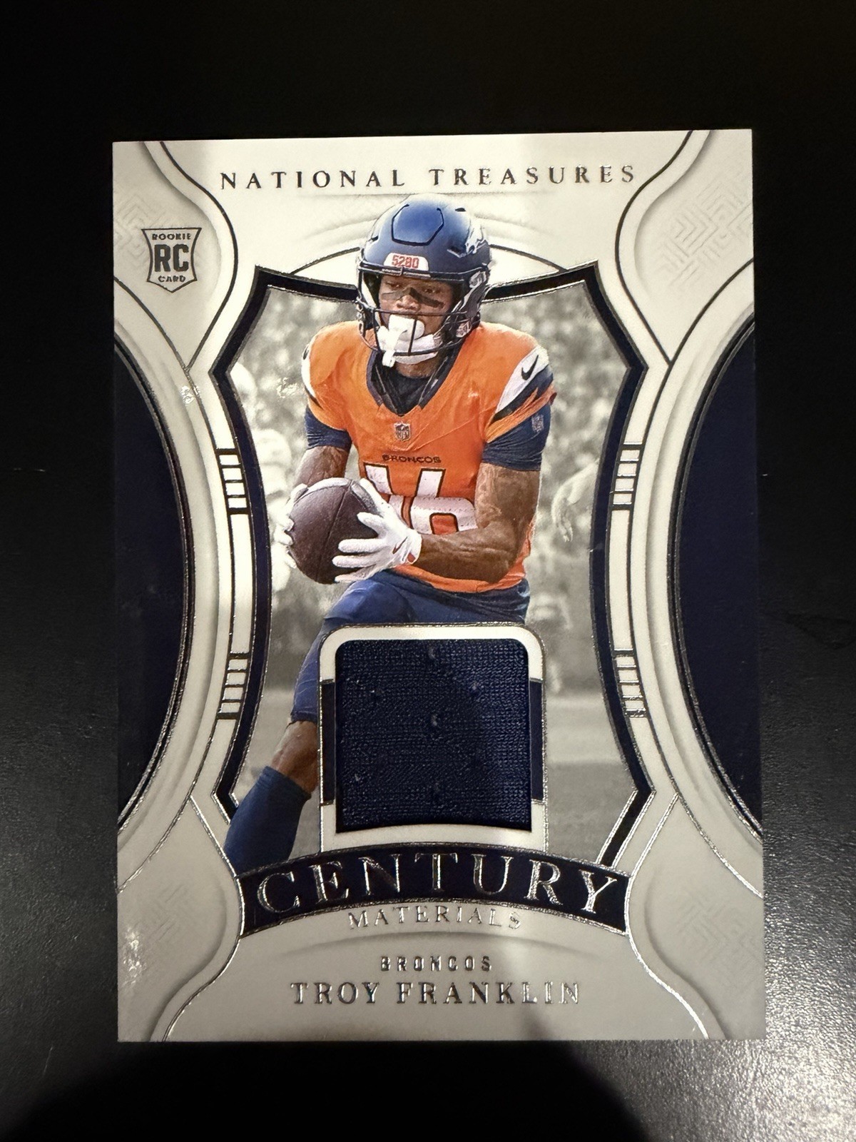 Troy Franklin Rookie Card Lot Denver Broncos 2024 National Treasures And Optic