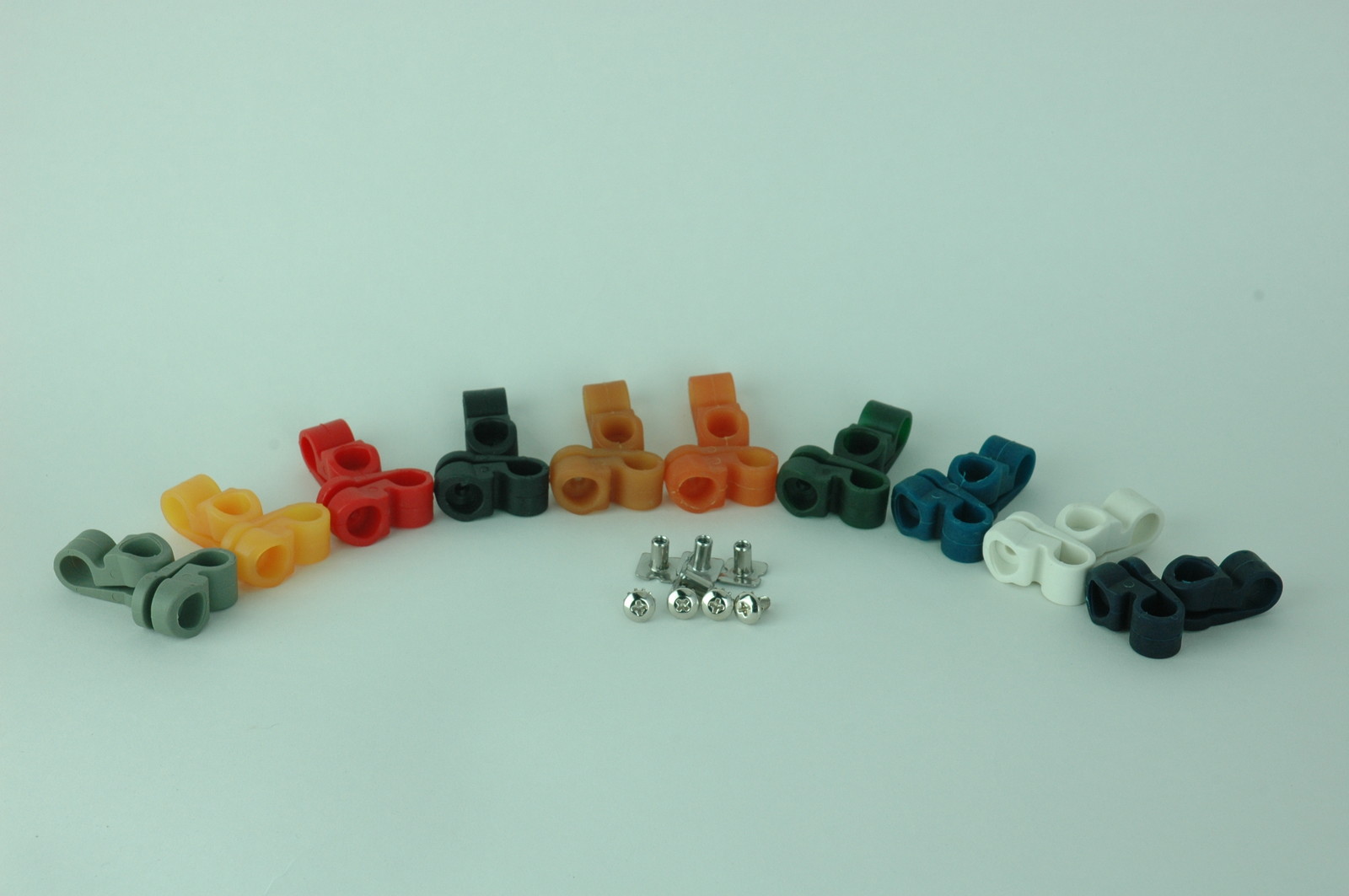 “Gray” Old Face Mask Clips Suspension Football Helmet RK TK Riddell Schutt