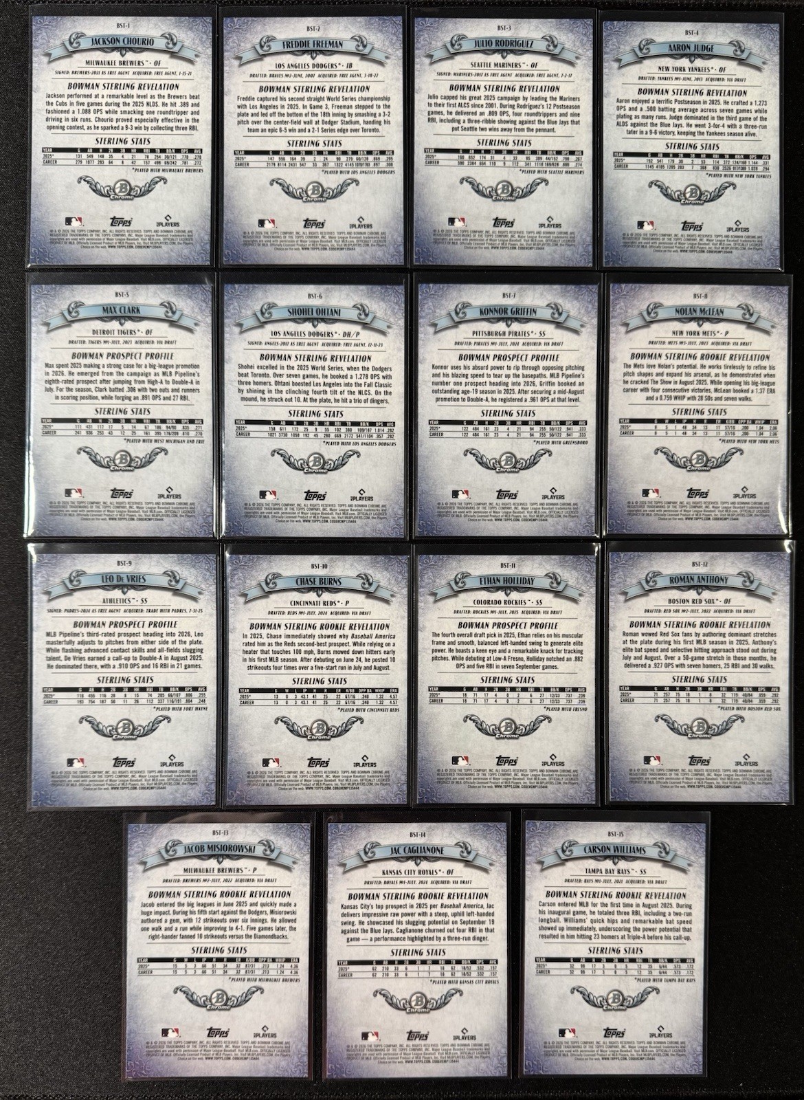 2026 Bowman Baseball – Inserts (You Pick) Multi-Buy Discounts – Updated 5/16/26