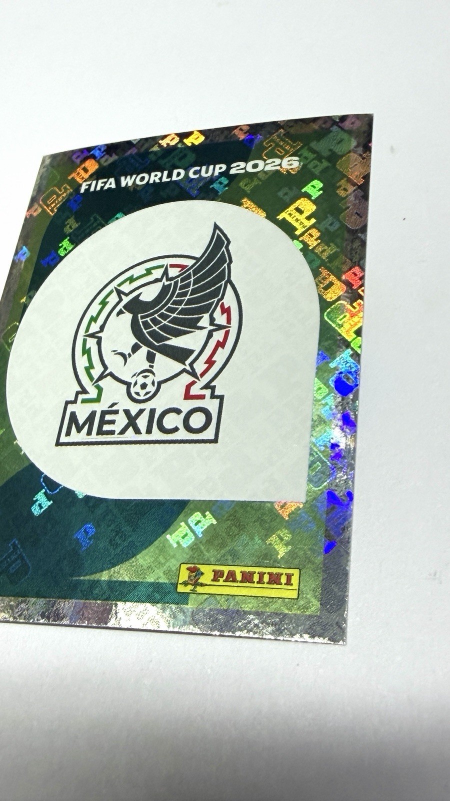 Sticker Panini World Cup 2026 Mexico Badge Holographic Sticker MEX 1 Logo