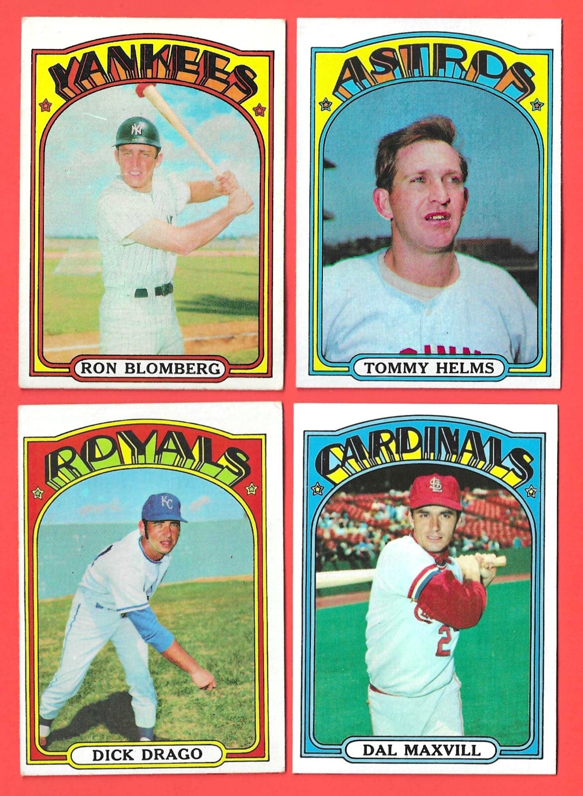 1972 Topps baseball mid-range set break 203-403 – You Pick ‘Em