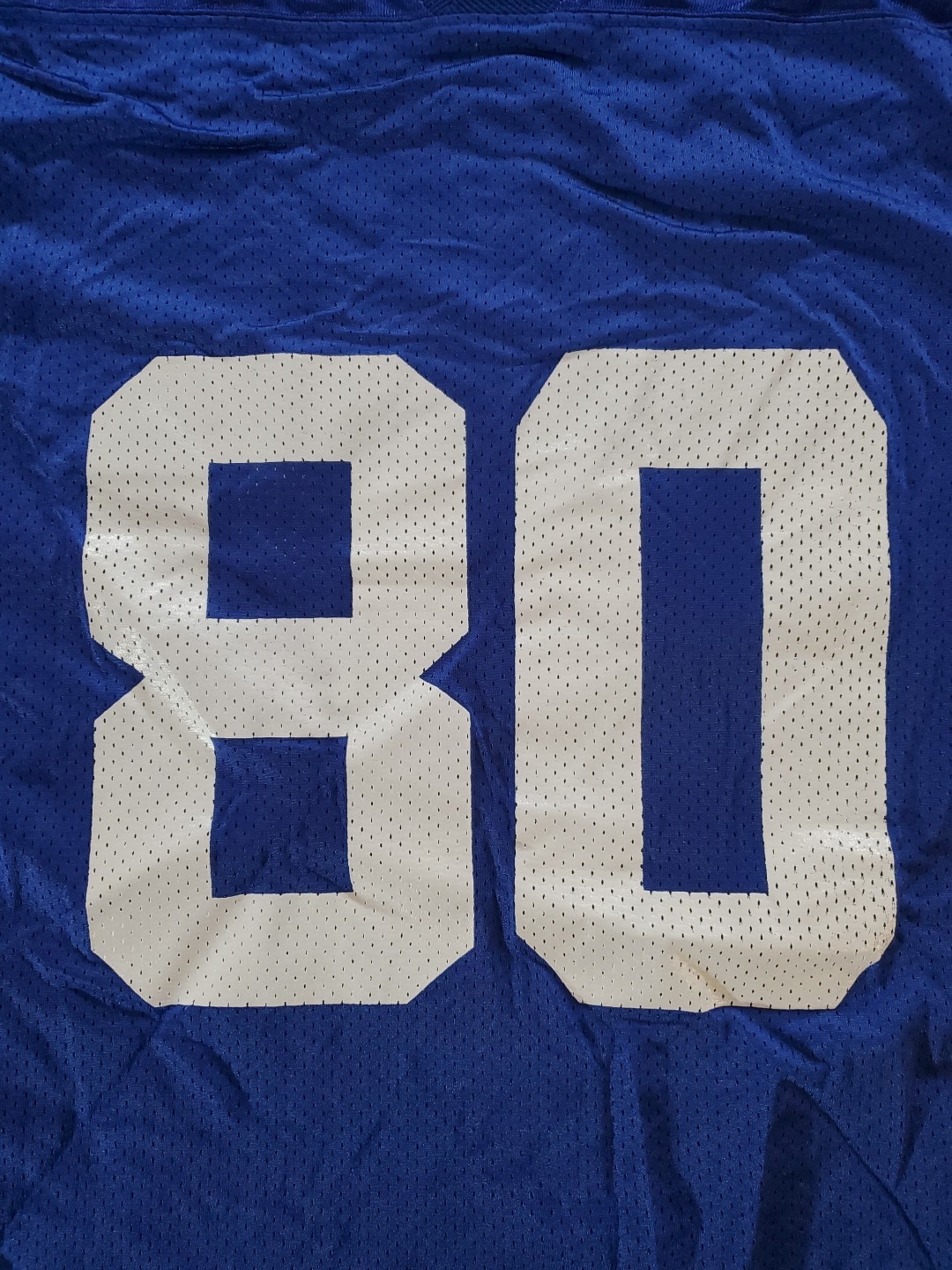 VTG New York Giants Jersey XXL Shockey Mens Reebok Blue 2XL