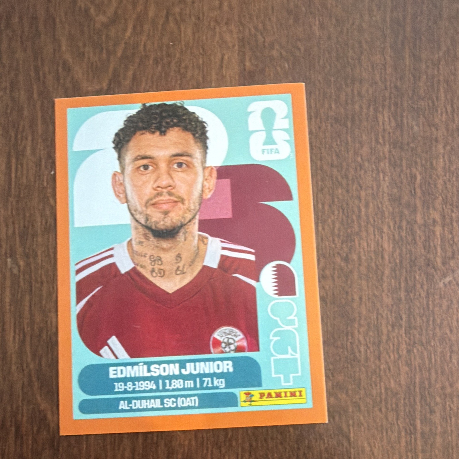 Panini Edmilson Junior FIFA World Cup 2026 QAT 17 Sticker Al-Duhail SC
