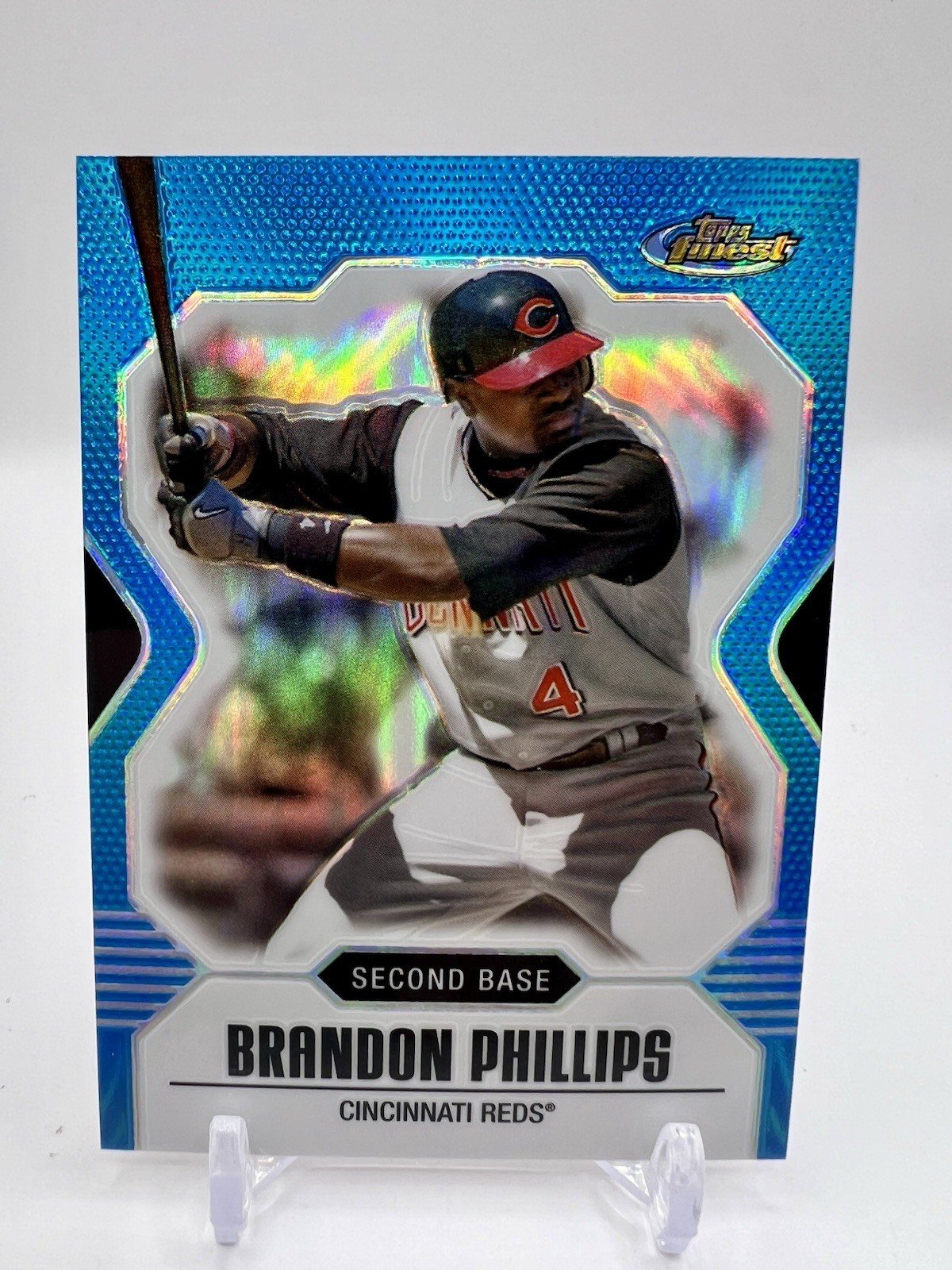 2007 Topps Finest Blue Refractor #111 Brandon Phillips 152/399