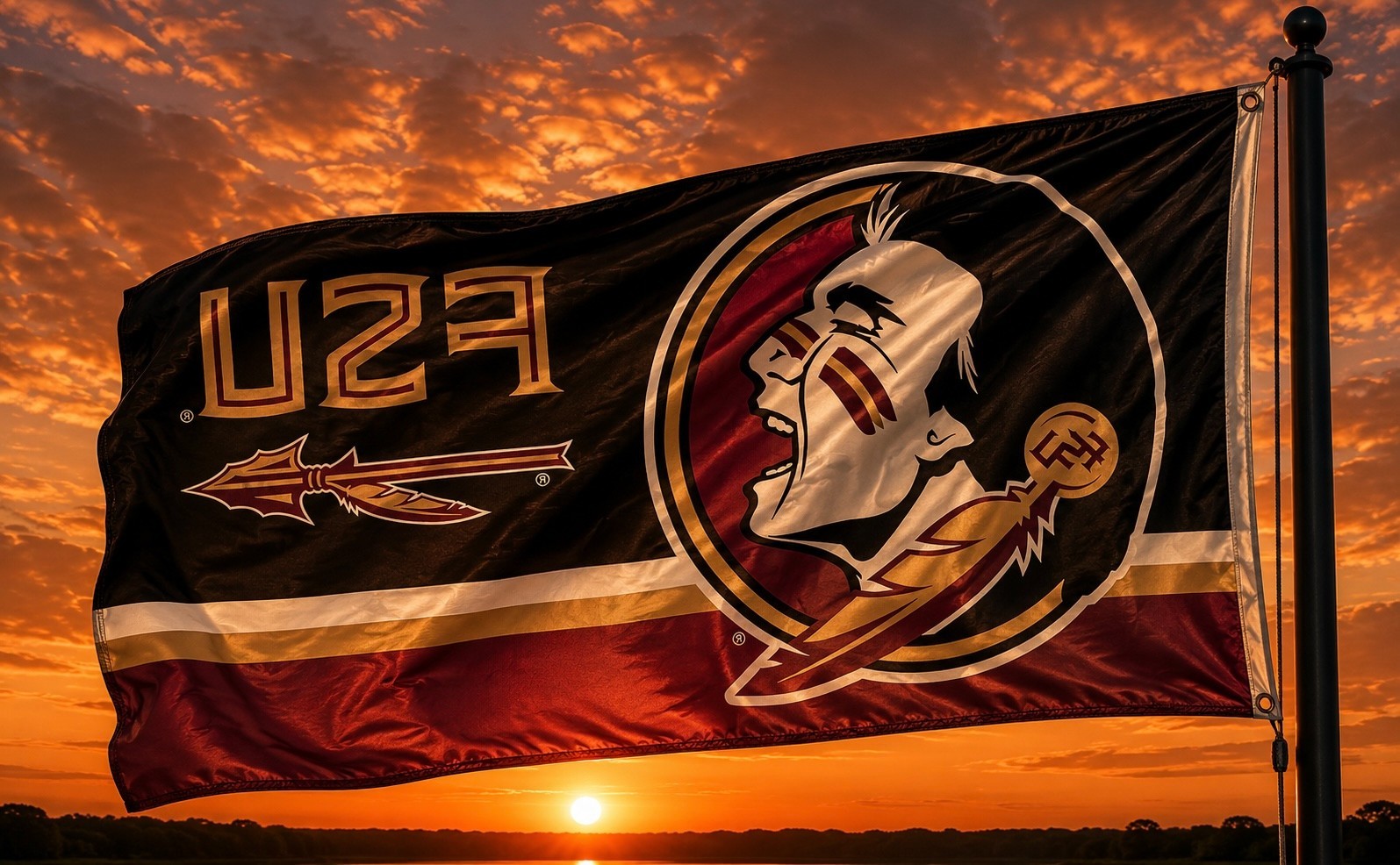 Florida State Seminoles Flag 3×5 FT Banner NCAA Football Banner FREE Shipping