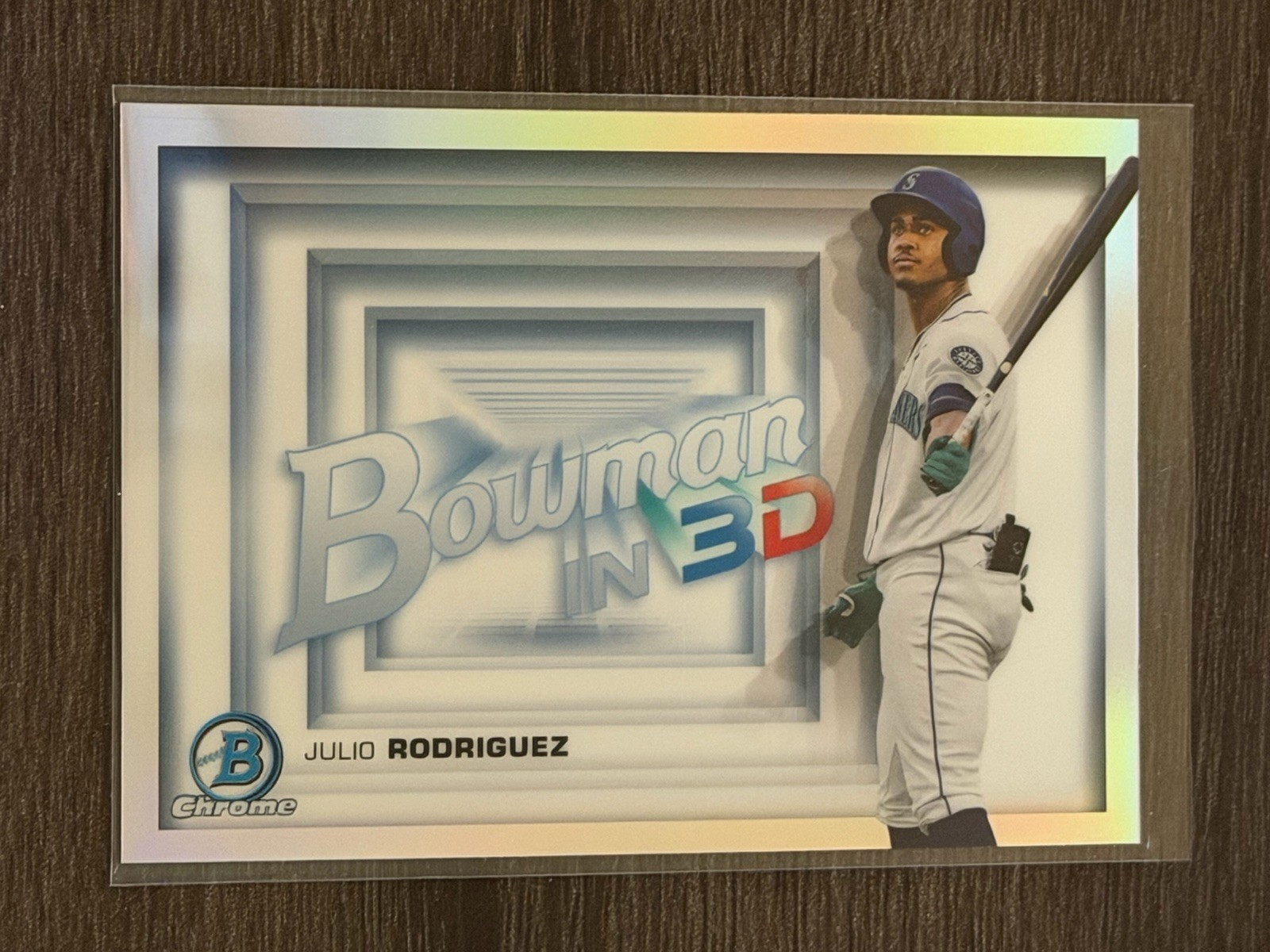 2022 Bowman in 3-D! Julio Rodriguez #B3D-16 Seattle Mariners