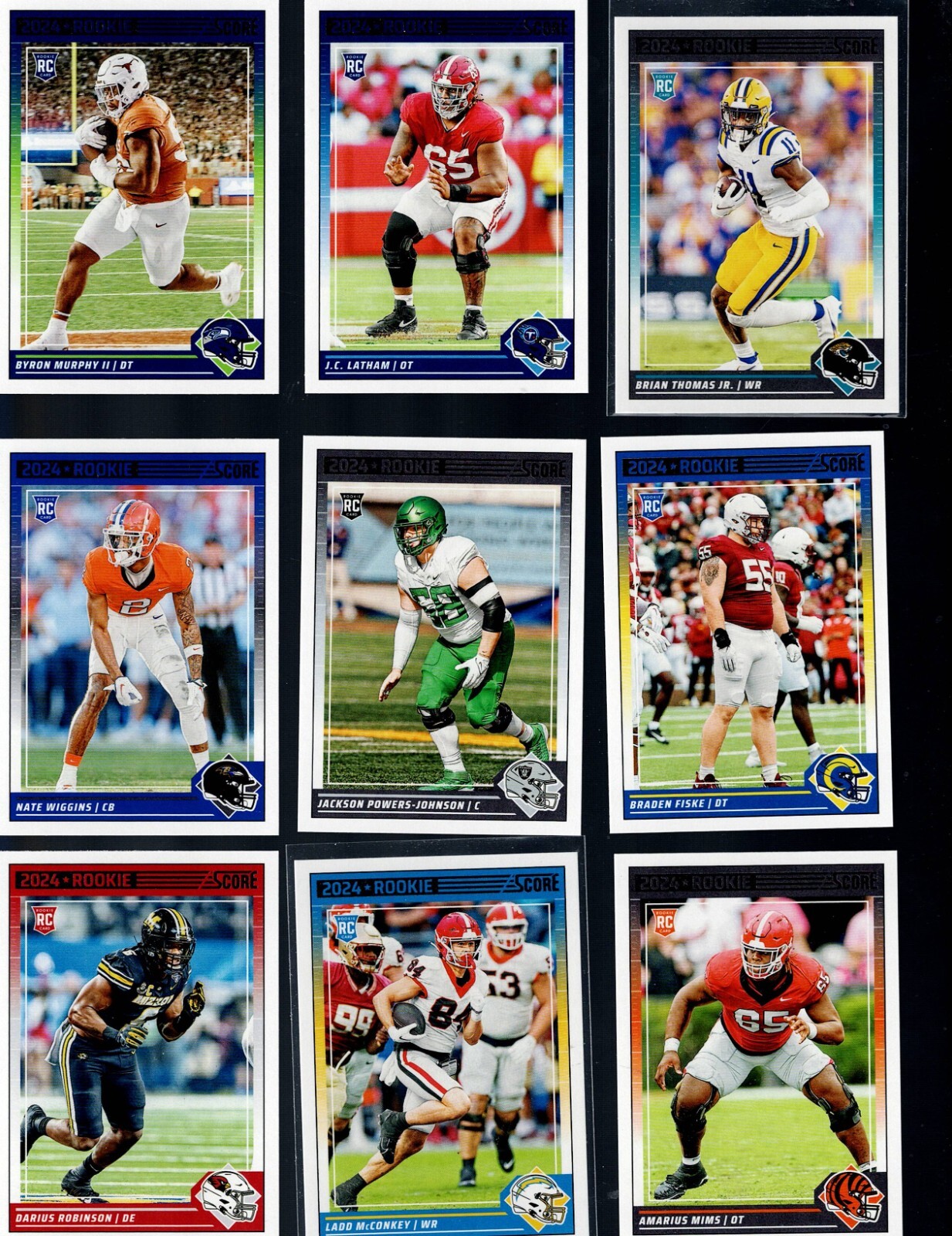2024 SCORE FOOTBALL COMPLETE YOUR SET 251-400 BUY MORE SAVE MORE