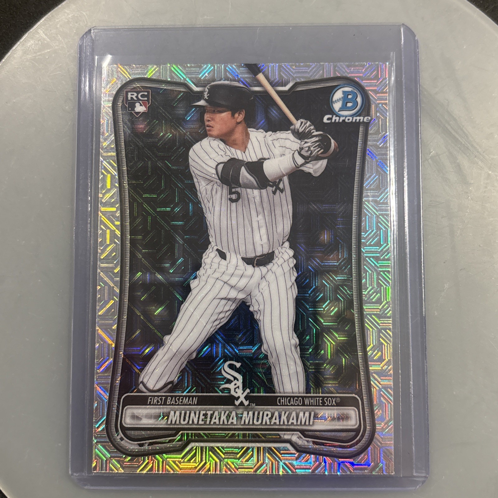 Bowman Chrome 2025 Prospects Munetaka Murakami Mojo Refractor Rookie Card #9