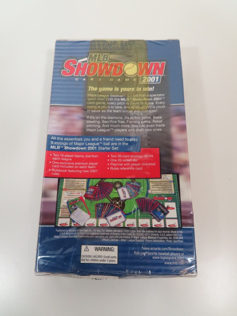 2001 MLB Showdown Baseball Factory Sealed Two-Player Starter Set