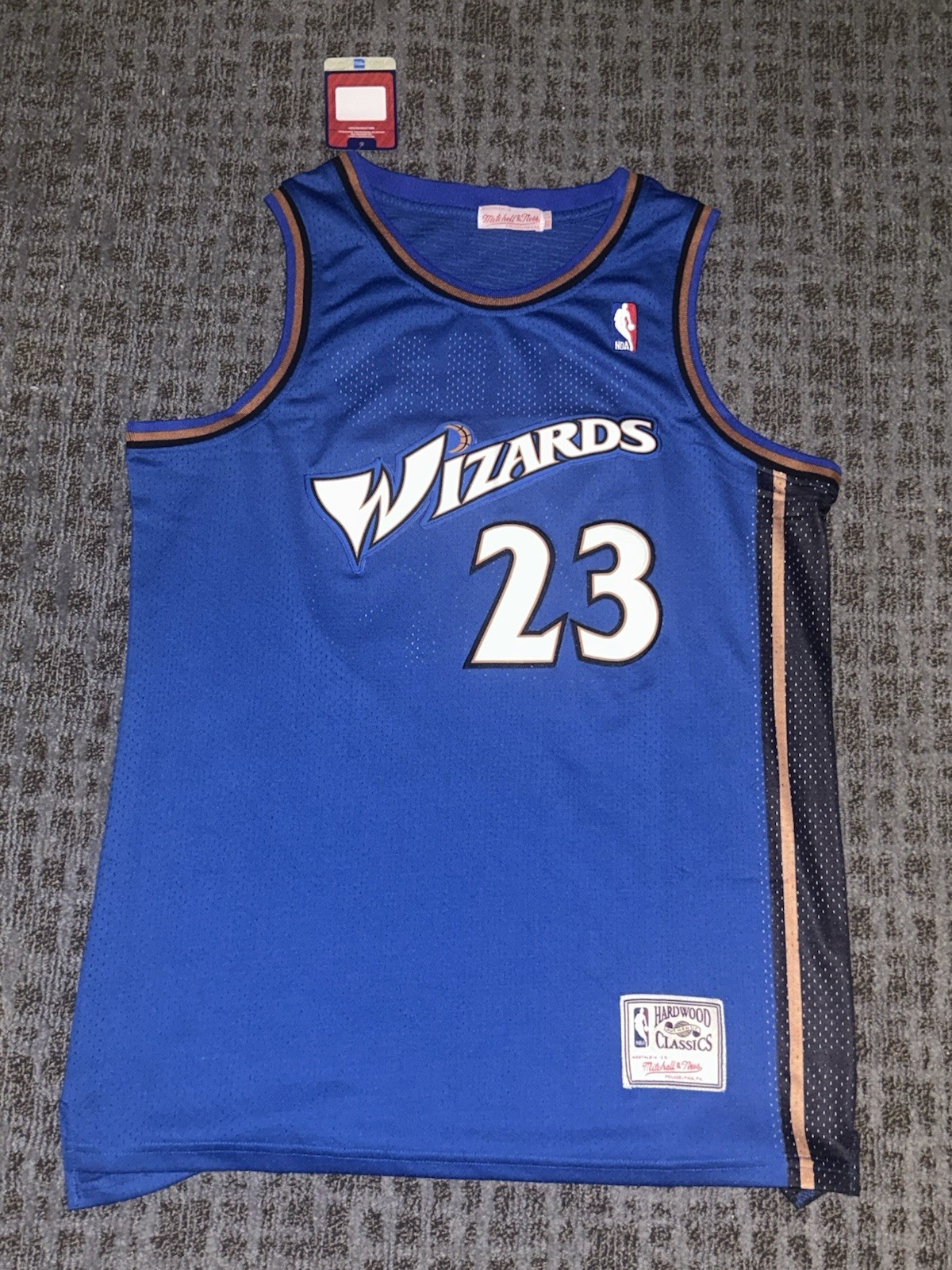 Mitchell & Ness Mens Size L Nba Washington Wizards Michael Jordan Nwt Blue