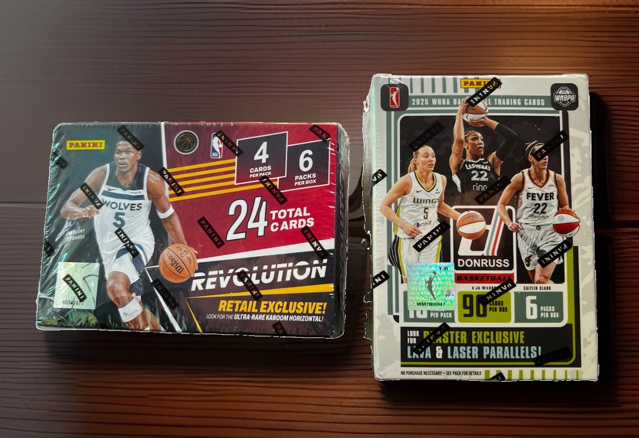 Panini Basketball Blaster 24-25 Revolution NBA & 2025 Donruss WNBA Exclusive