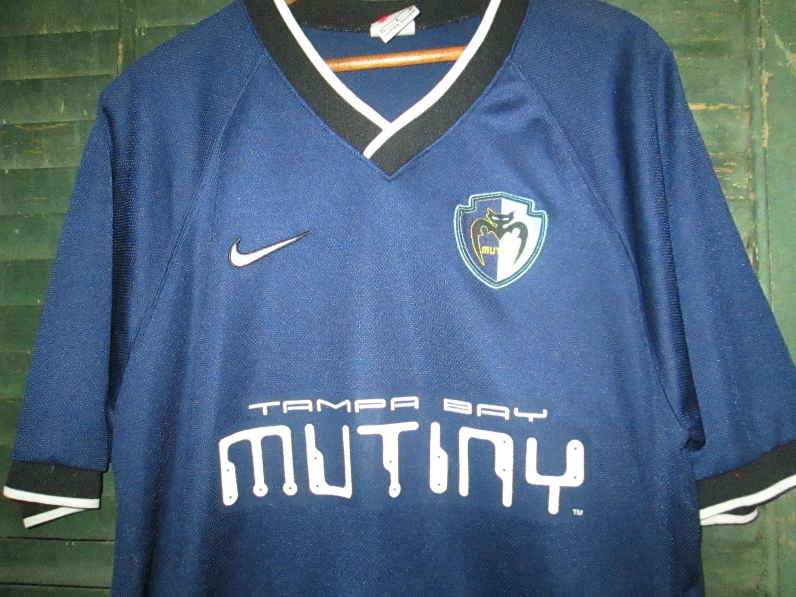 1997 1998 MLS Vtg 1990s Tamp Bay Mutiny Nike Training Kit Jersey rowdies Men L