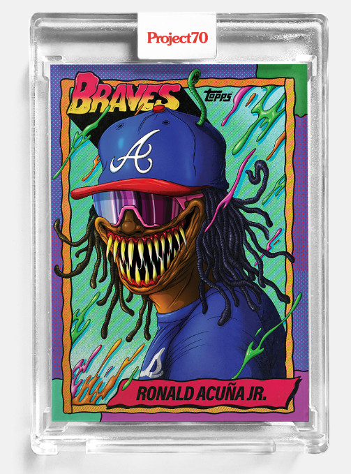 2021 Topps Project 70 Baseball Ronald Acuna Jr. by Alex Pardee #34