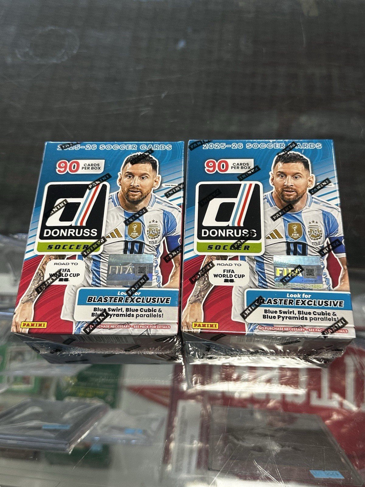 Lot Of 2 – 2025-26 Donruss Road To FIFA World Cup Soccer Blaster Box New Sealed