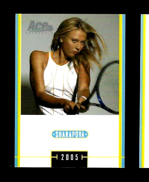 MARIA SHARAPOVA 2005 Ace Authentic Tennis Special Edition Card #MS-44