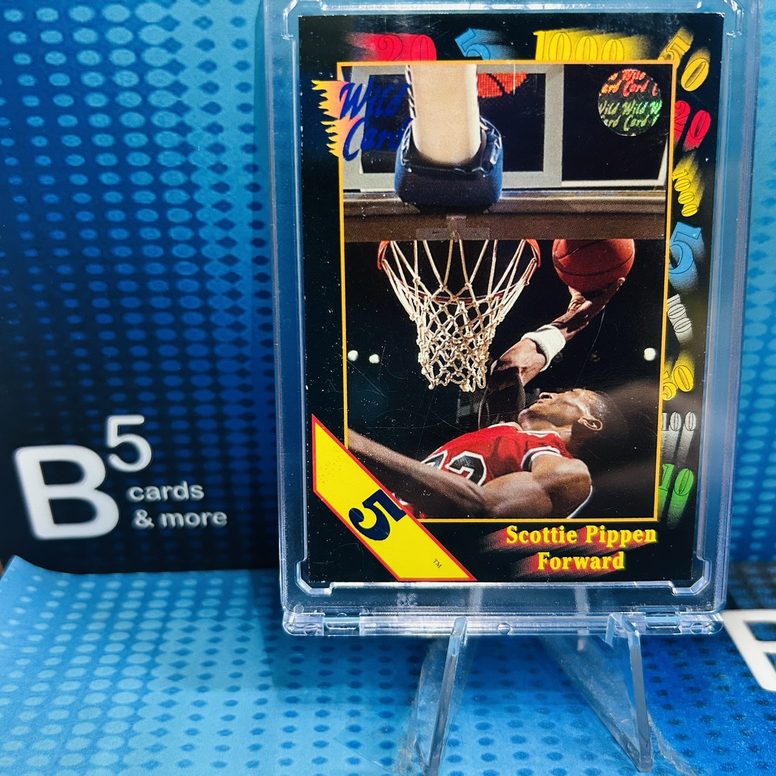 1992 Wild Card Collegiate – Scottie Pippen #83 “5” Stripe