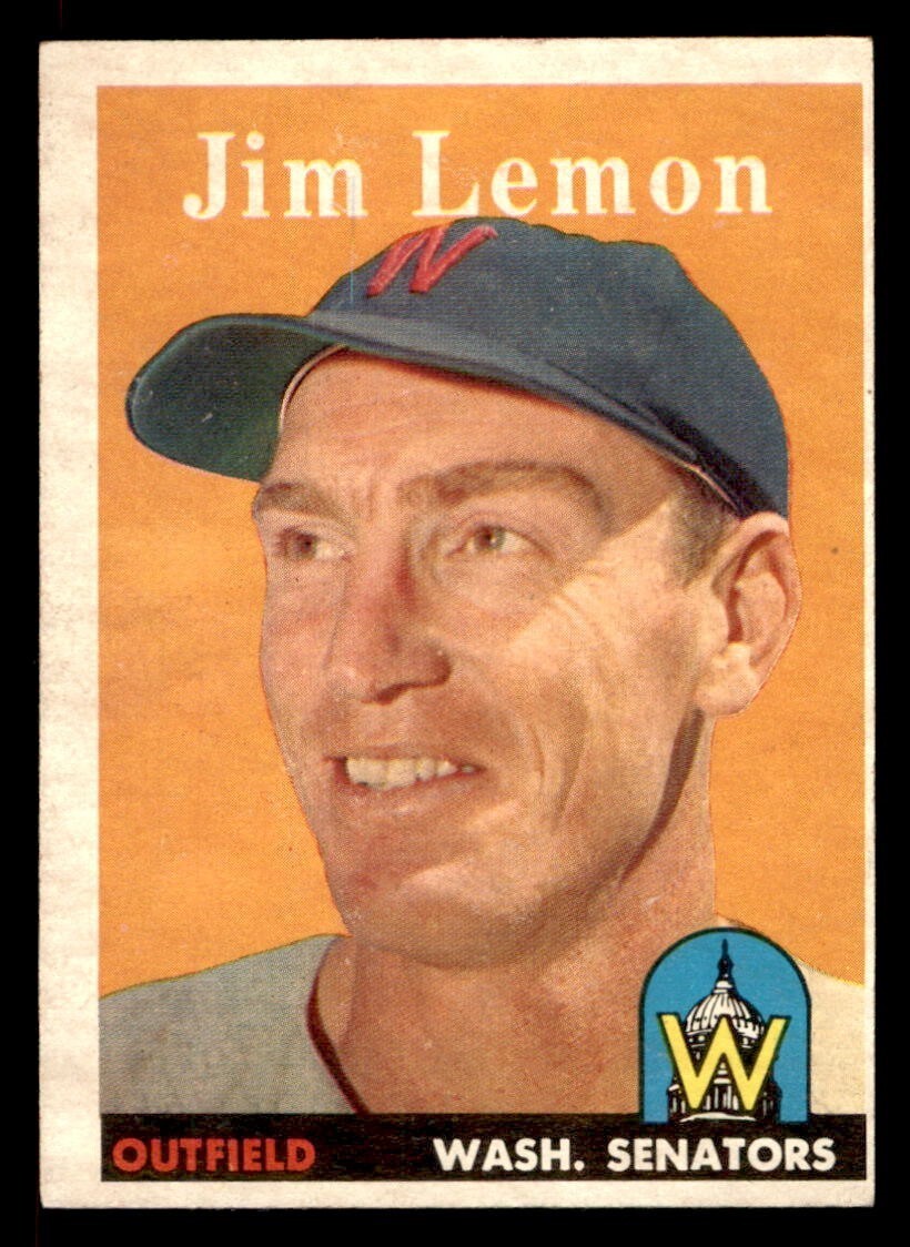 1958 Topps Baseball #15 Jim Lemon EX *g1