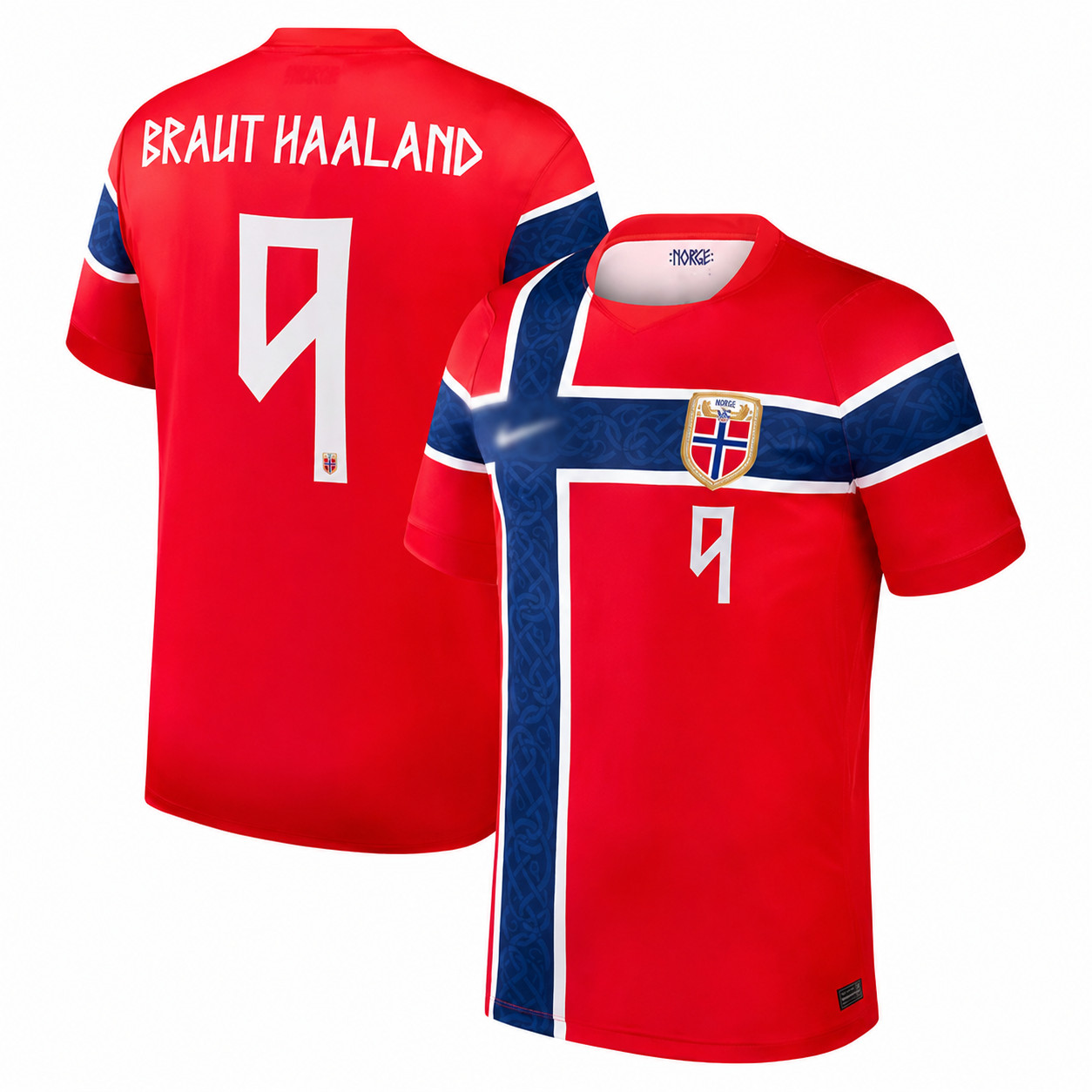 S-3XL Norway 2026 World Cup Home Jersey Haaland #9