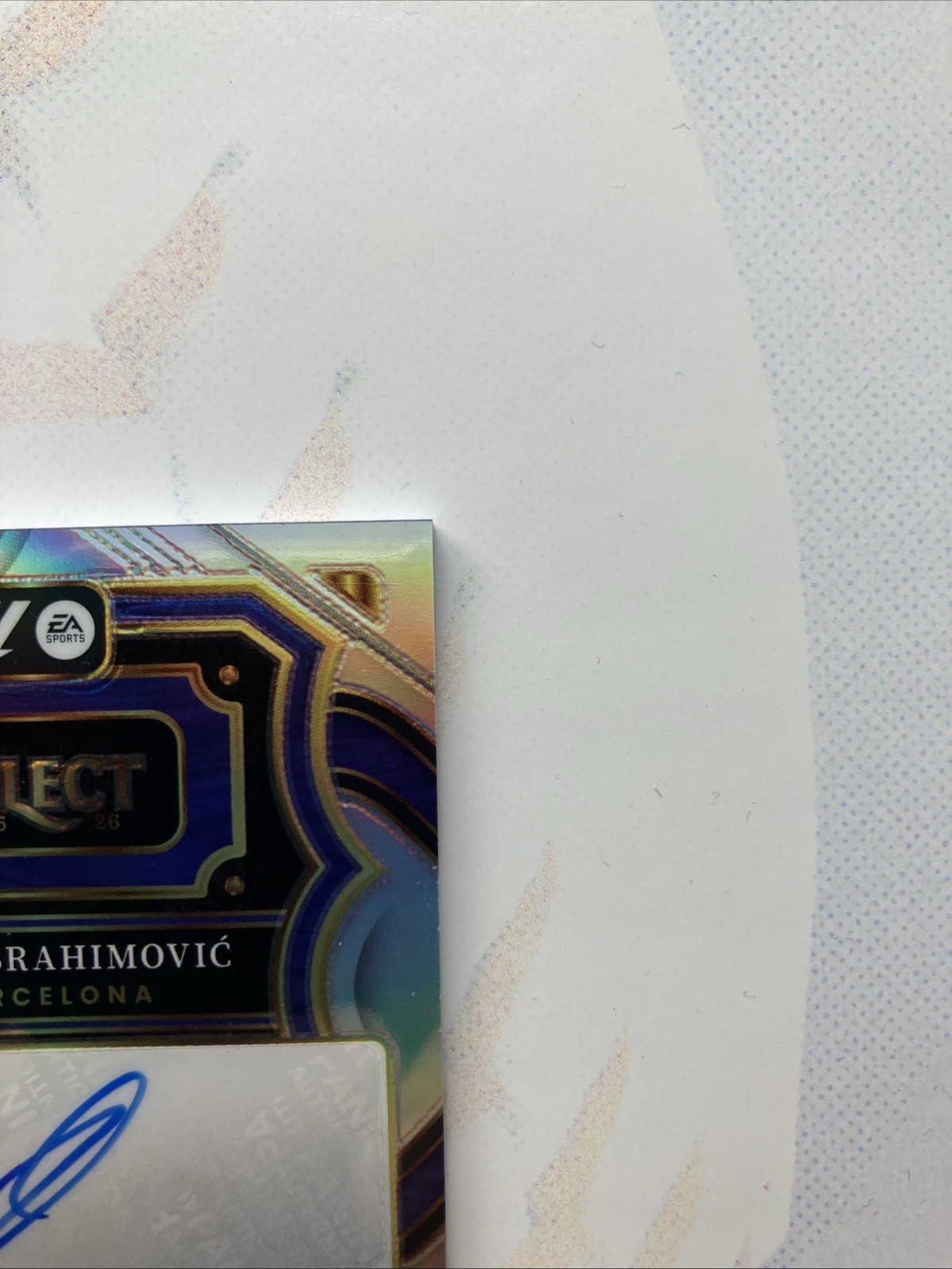 25-2026 Panini Select La Liga Zlatan Ibrahimovic FC Barcelona Prizm AUTO #SF-ZI