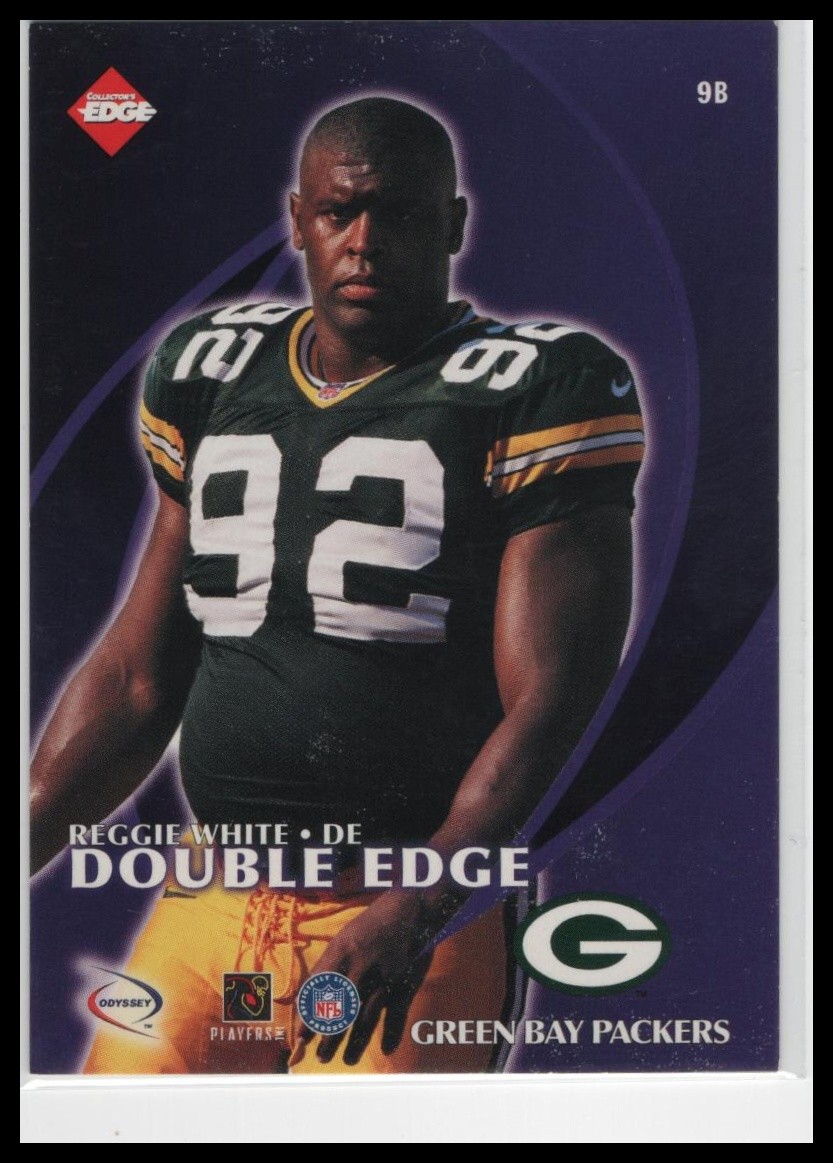 1998 Collector’s Edge Odyssey #9B Andre Wadsworth / Reggie White Double Edge