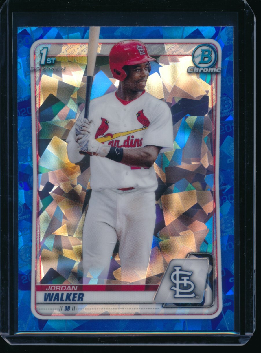 JORDAN WALKER 1st 2020 Bowman Chrome Draft Sapphire Edition Rookie Card RC