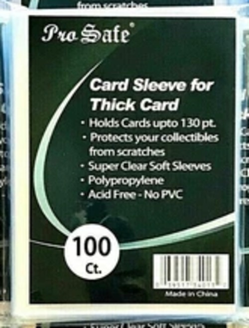 100pt Pro Safe Toploaders Top Loaders with or without Sleeves 25 50 100 200 1000